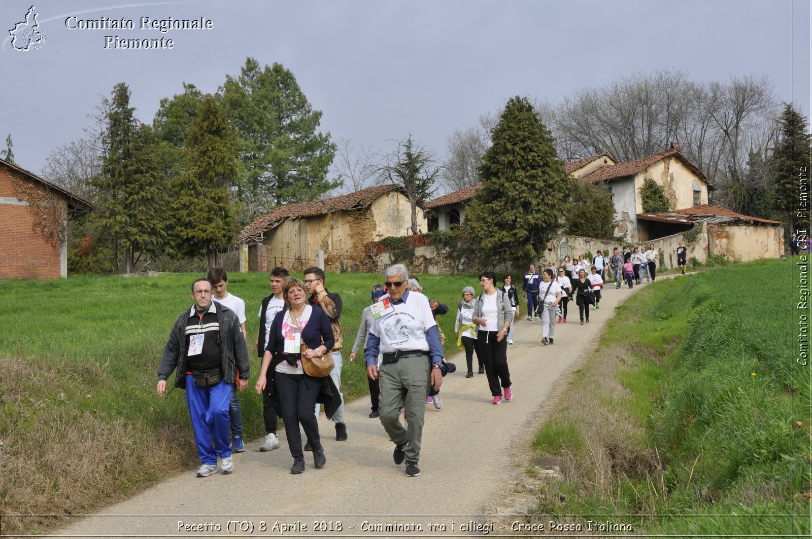 Pecetto (TO) 8 Aprile 2018 - Camminata tra i ciliegi - Croce Rossa Italiana- Comitato Regionale del Piemonte