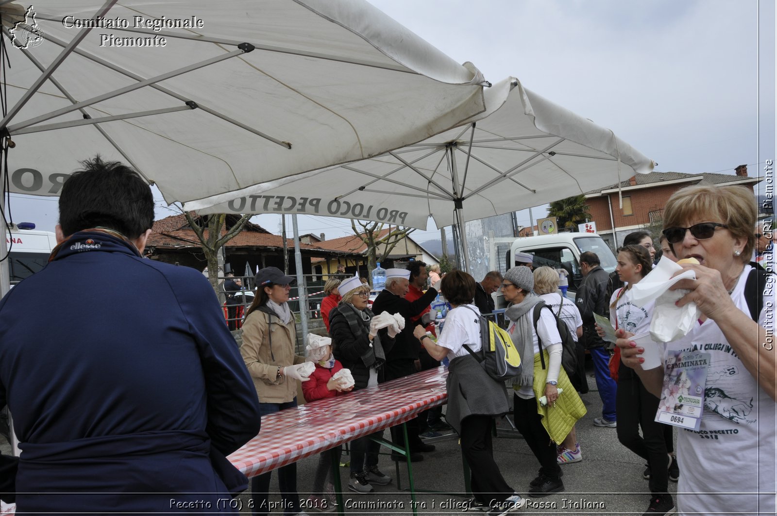 Pecetto (TO) 8 Aprile 2018 - Camminata tra i ciliegi - Croce Rossa Italiana- Comitato Regionale del Piemonte