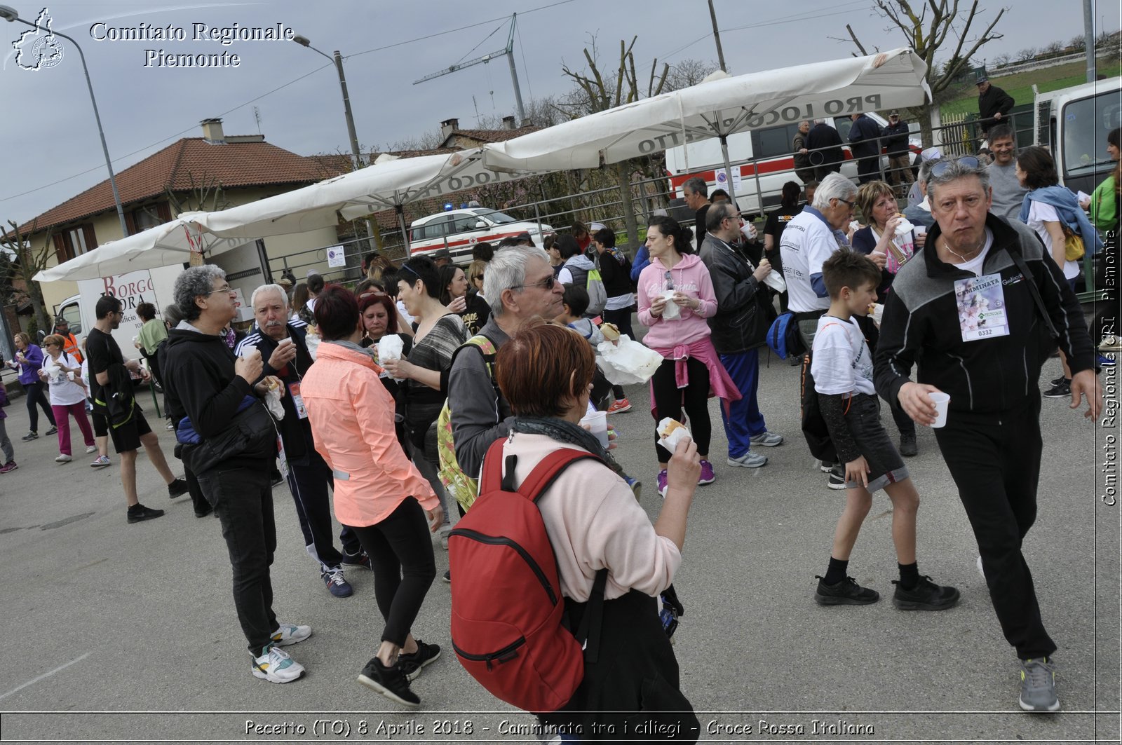 Pecetto (TO) 8 Aprile 2018 - Camminata tra i ciliegi - Croce Rossa Italiana- Comitato Regionale del Piemonte