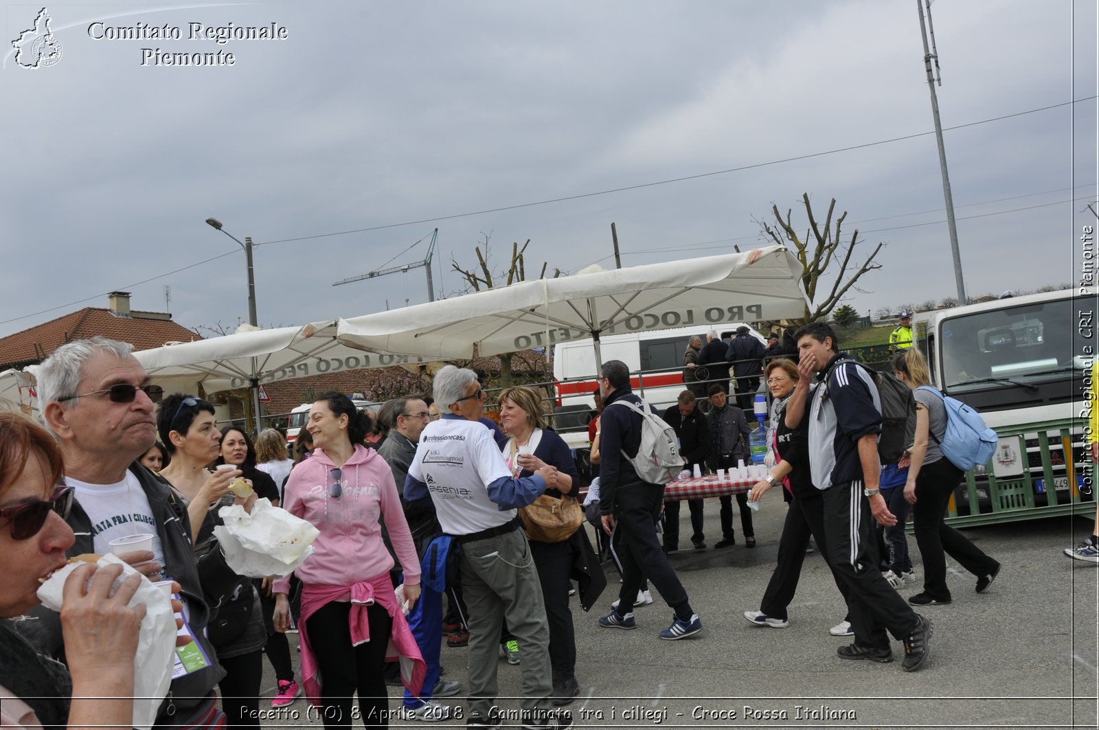 Pecetto (TO) 8 Aprile 2018 - Camminata tra i ciliegi - Croce Rossa Italiana- Comitato Regionale del Piemonte