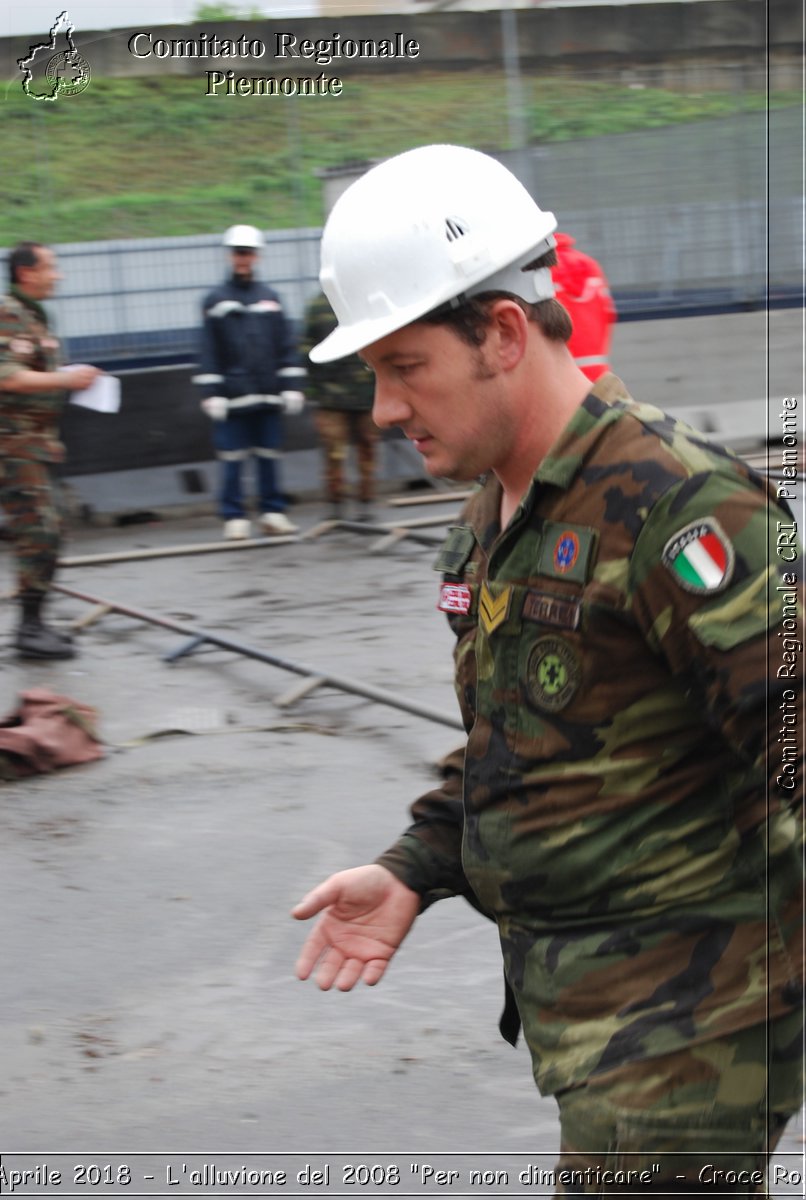 Torino 13 Aprile 2018 - L'alluvione del 2008 "Per non dimenticare" - Croce Rossa Italiana- Comitato Regionale del Piemonte