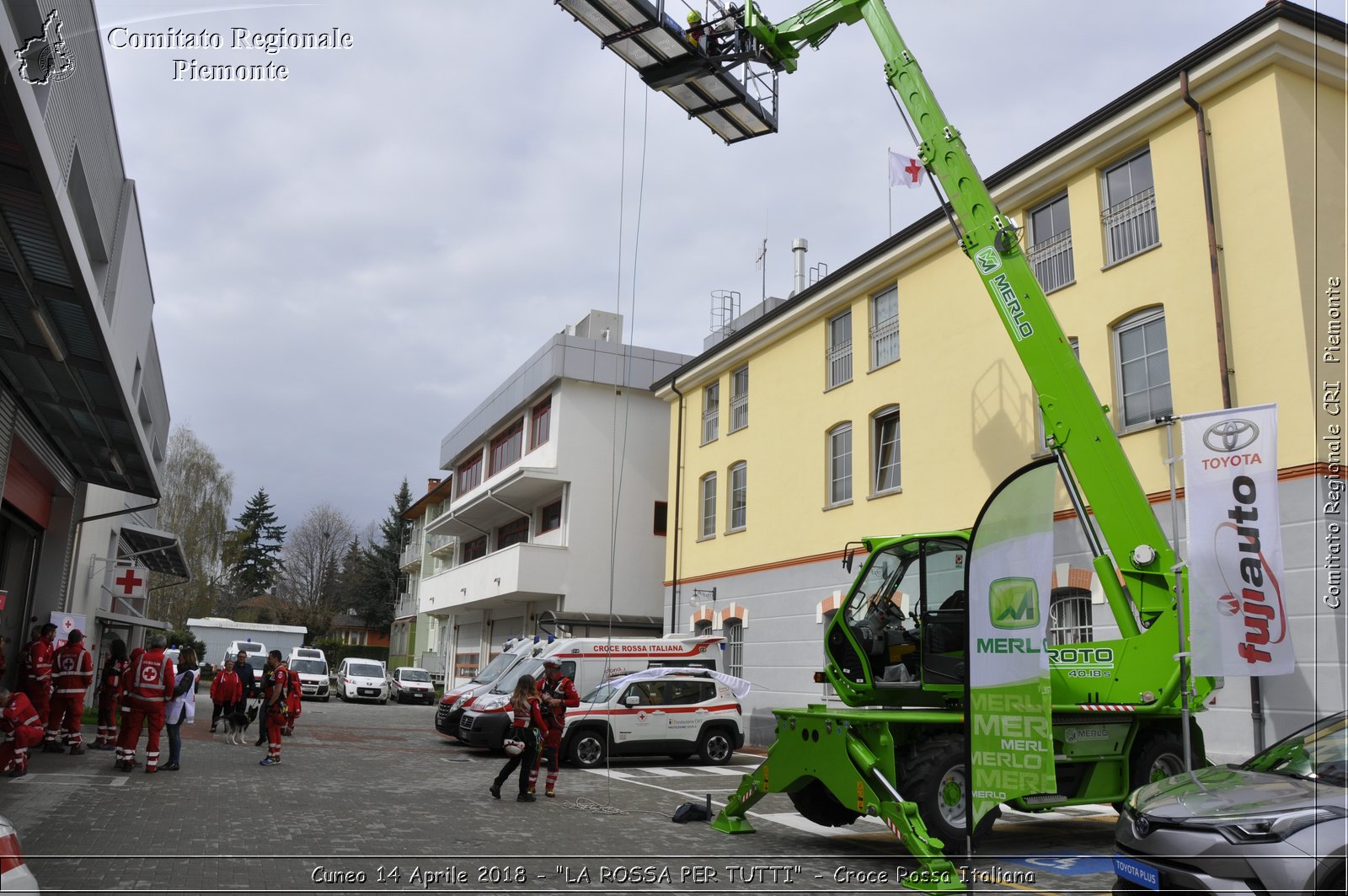 Cuneo 14 Aprile 2018 - "LA ROSSA PER TUTTI" - Croce Rossa Italiana- Comitato Regionale del Piemonte