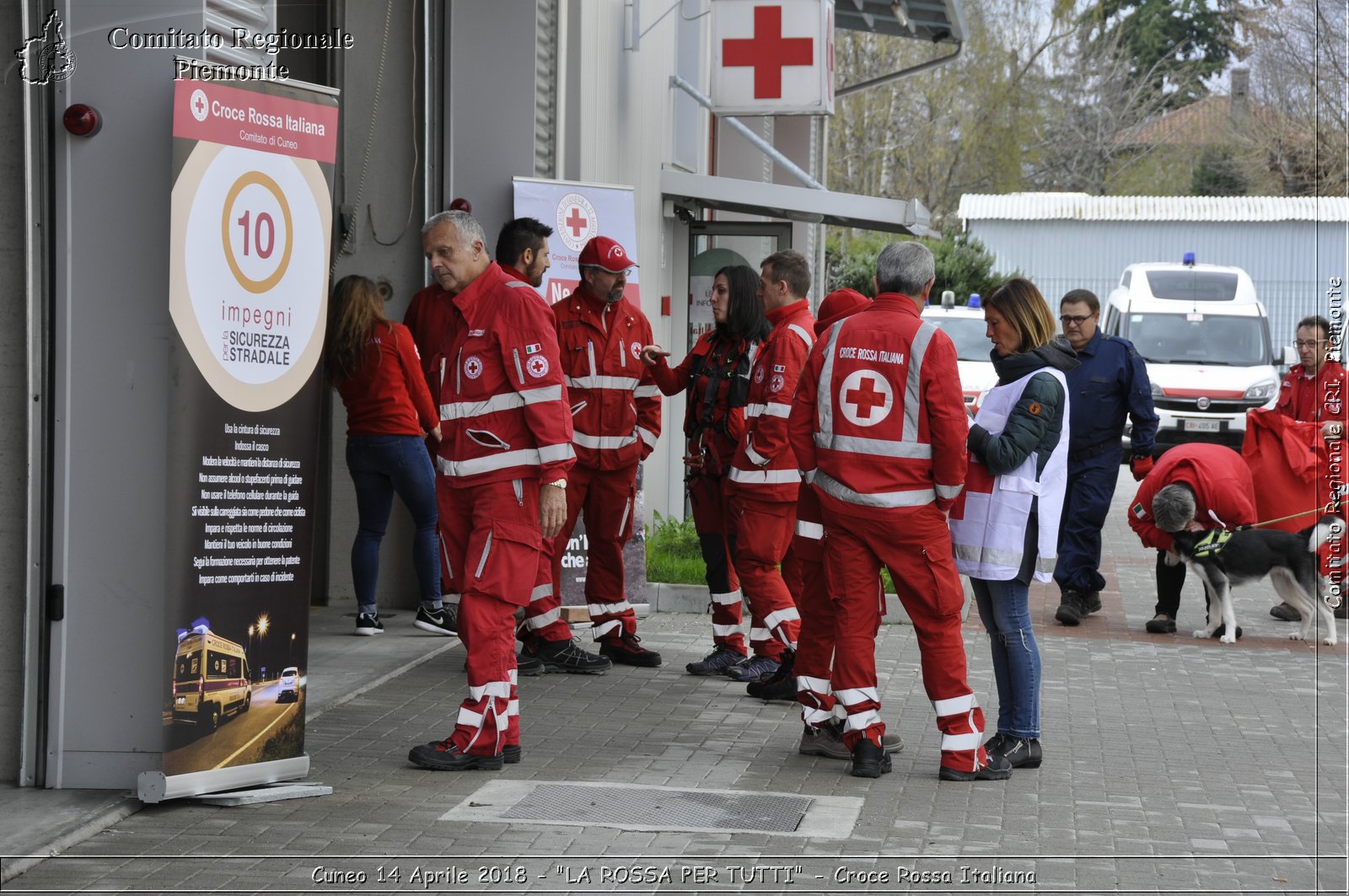 Cuneo 14 Aprile 2018 - "LA ROSSA PER TUTTI" - Croce Rossa Italiana- Comitato Regionale del Piemonte