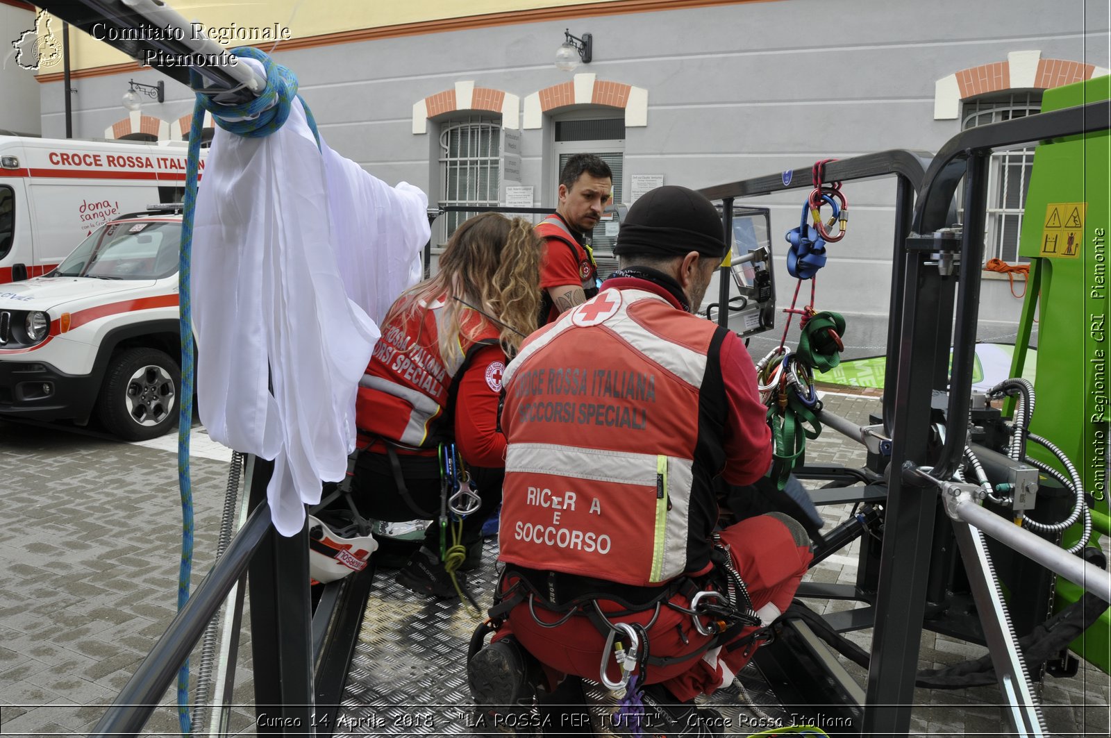 Cuneo 14 Aprile 2018 - "LA ROSSA PER TUTTI" - Croce Rossa Italiana- Comitato Regionale del Piemonte