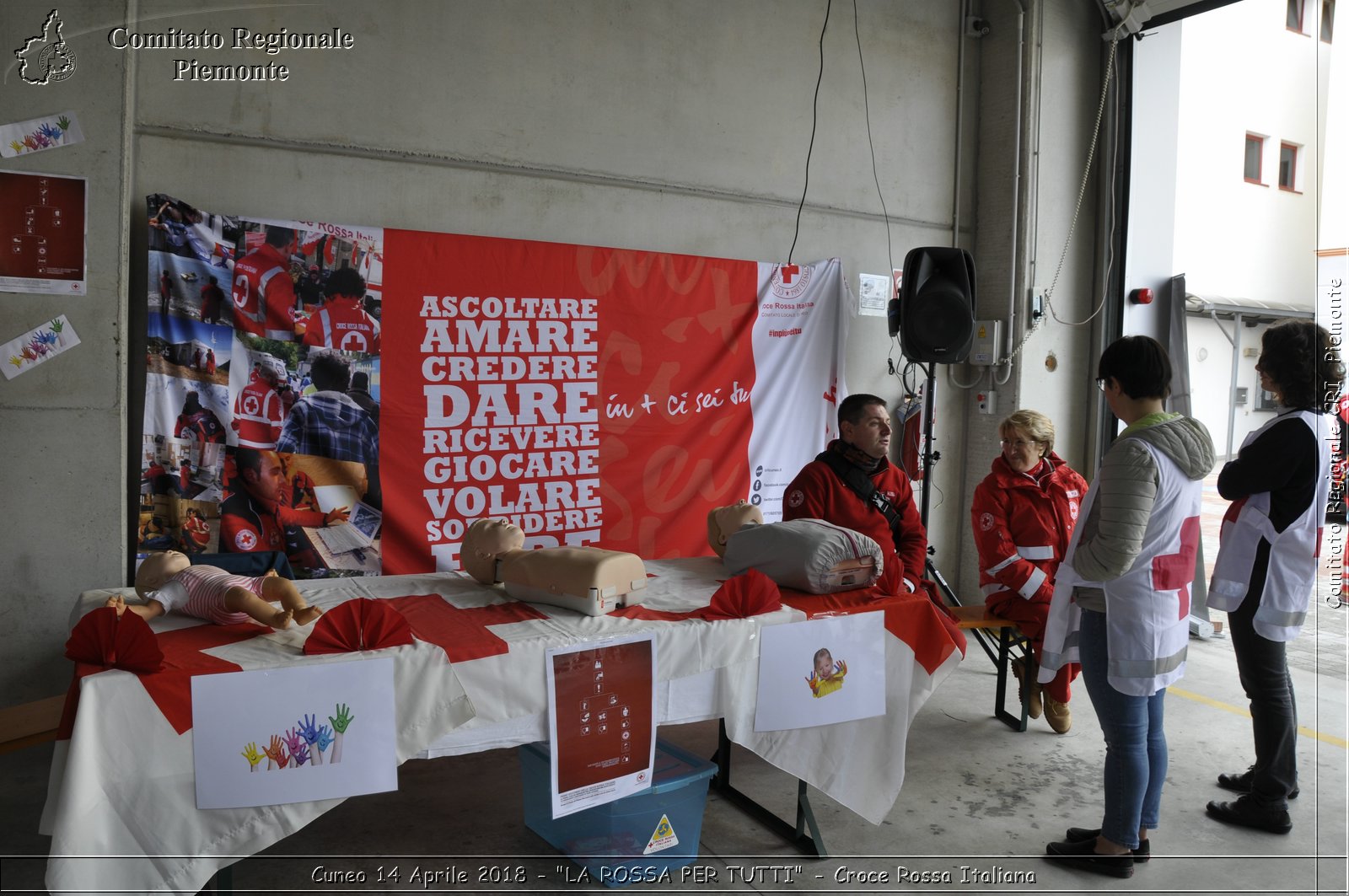 Cuneo 14 Aprile 2018 - "LA ROSSA PER TUTTI" - Croce Rossa Italiana- Comitato Regionale del Piemonte