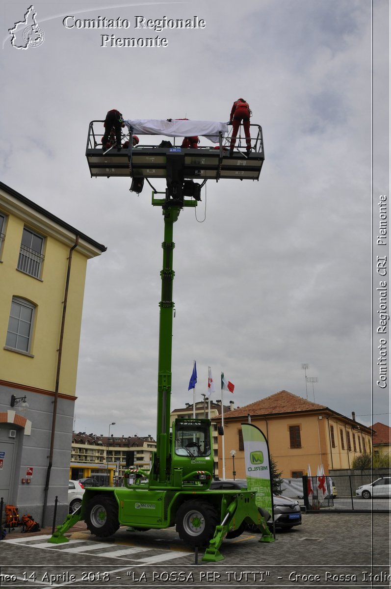 Cuneo 14 Aprile 2018 - "LA ROSSA PER TUTTI" - Croce Rossa Italiana- Comitato Regionale del Piemonte