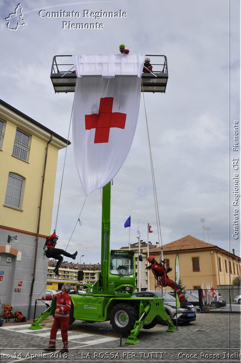 Cuneo 14 Aprile 2018 - "LA ROSSA PER TUTTI" - Croce Rossa Italiana- Comitato Regionale del Piemonte