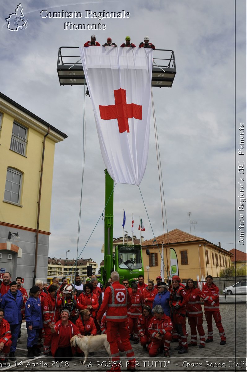 Cuneo 14 Aprile 2018 - "LA ROSSA PER TUTTI" - Croce Rossa Italiana- Comitato Regionale del Piemonte