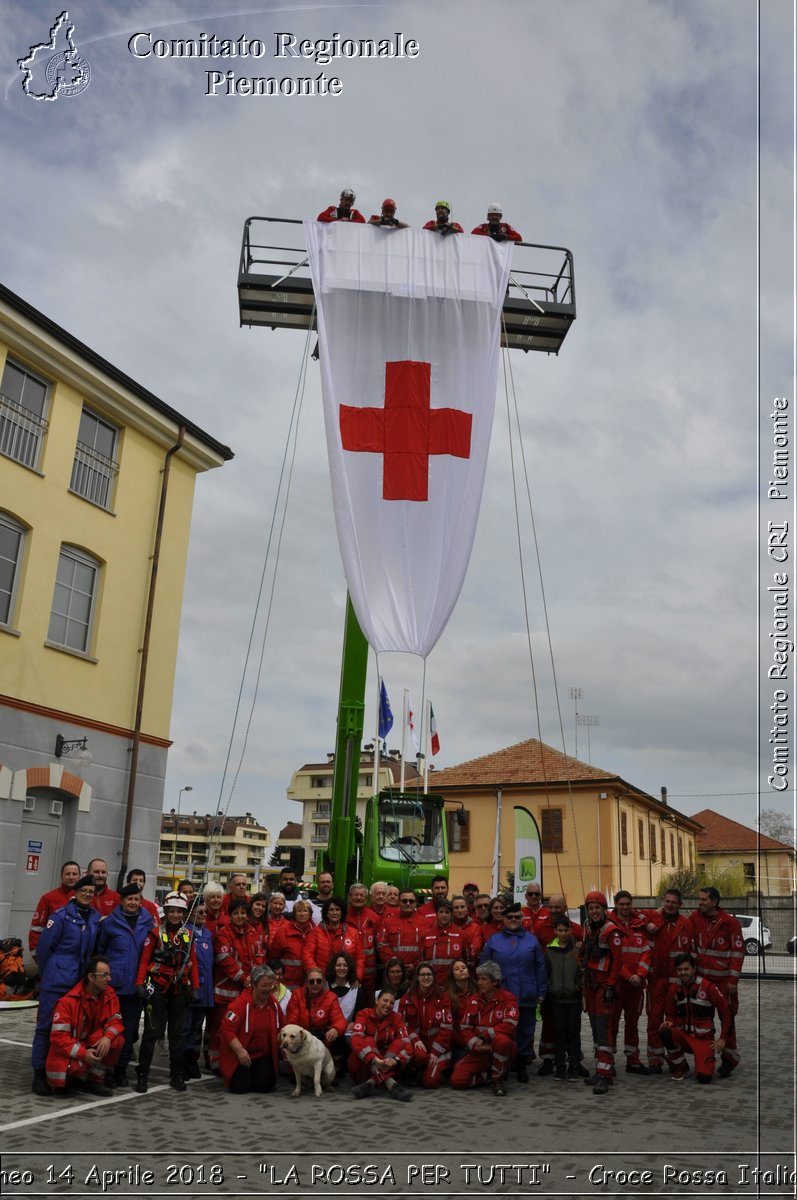 Cuneo 14 Aprile 2018 - "LA ROSSA PER TUTTI" - Croce Rossa Italiana- Comitato Regionale del Piemonte