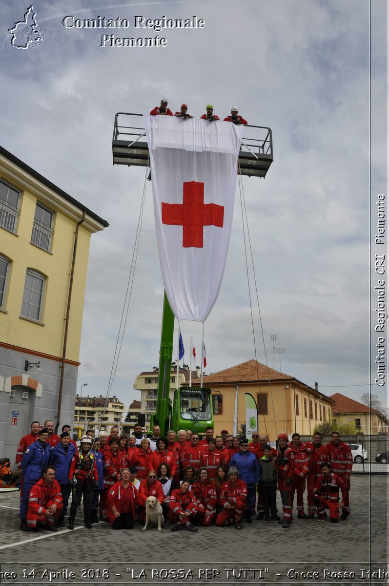 Cuneo 14 Aprile 2018 - "LA ROSSA PER TUTTI" - Croce Rossa Italiana- Comitato Regionale del Piemonte