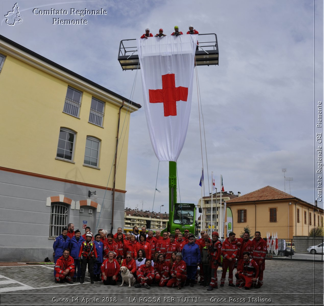 Cuneo 14 Aprile 2018 - "LA ROSSA PER TUTTI" - Croce Rossa Italiana- Comitato Regionale del Piemonte