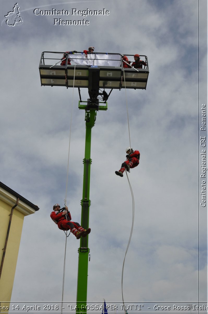 Cuneo 14 Aprile 2018 - "LA ROSSA PER TUTTI" - Croce Rossa Italiana- Comitato Regionale del Piemonte