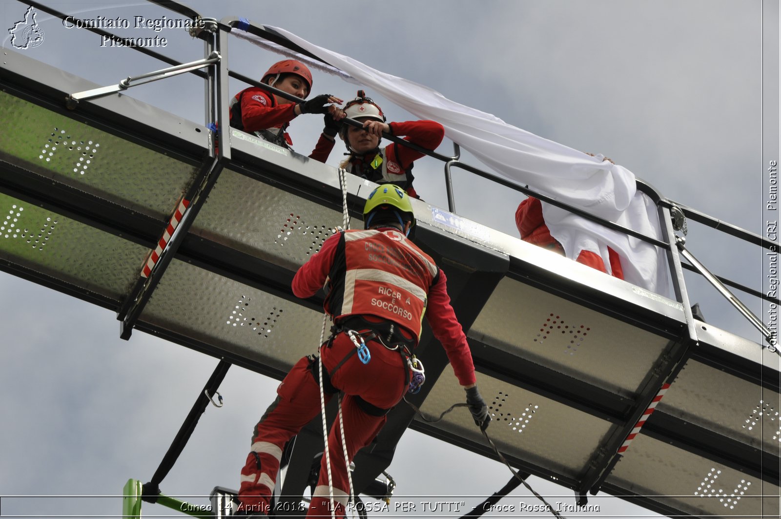 Cuneo 14 Aprile 2018 - "LA ROSSA PER TUTTI" - Croce Rossa Italiana- Comitato Regionale del Piemonte