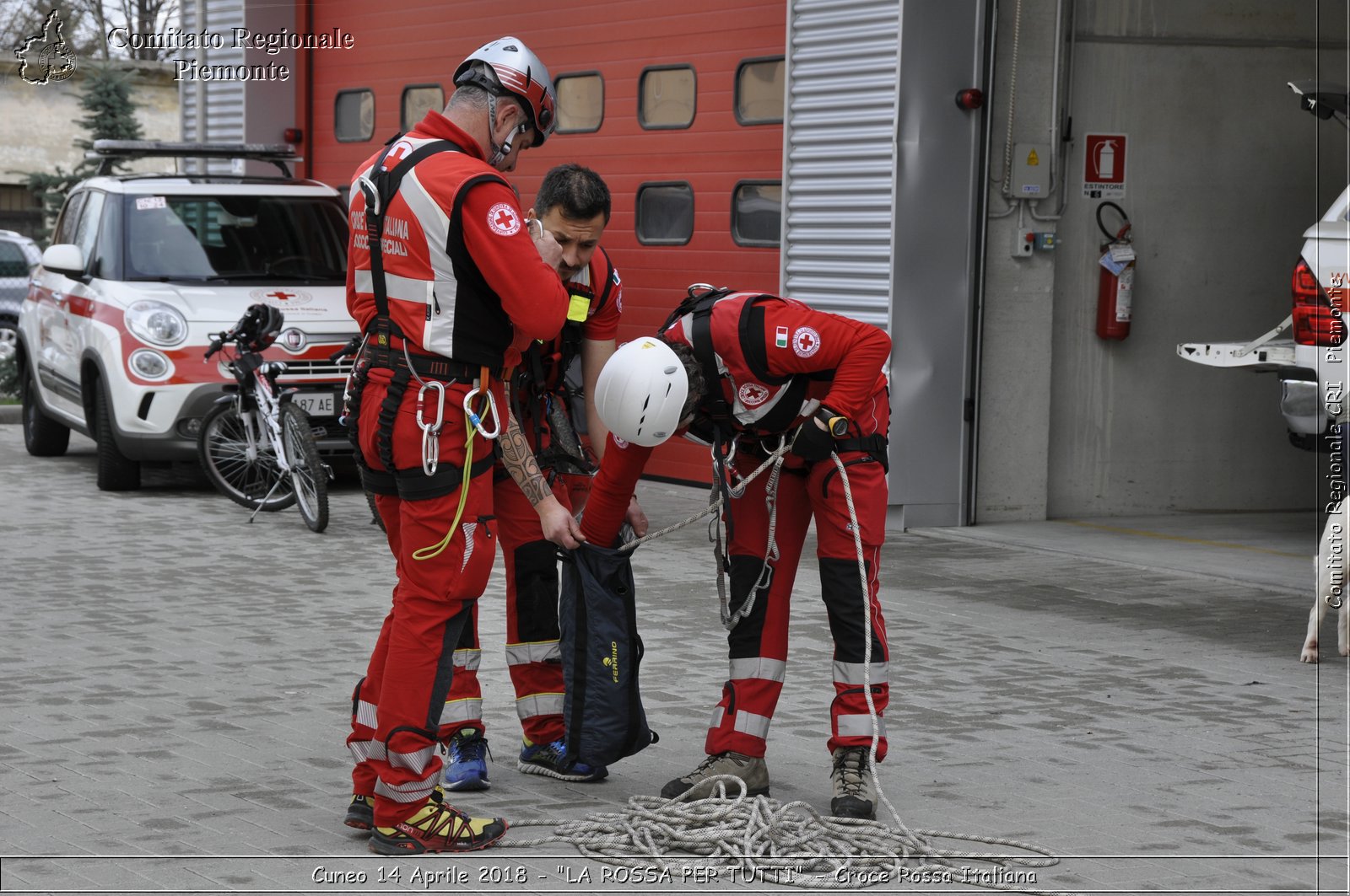 Cuneo 14 Aprile 2018 - "LA ROSSA PER TUTTI" - Croce Rossa Italiana- Comitato Regionale del Piemonte