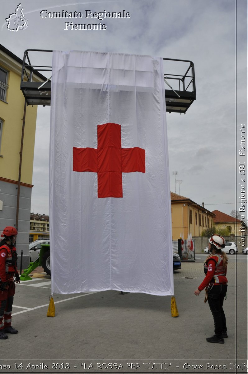 Cuneo 14 Aprile 2018 - "LA ROSSA PER TUTTI" - Croce Rossa Italiana- Comitato Regionale del Piemonte