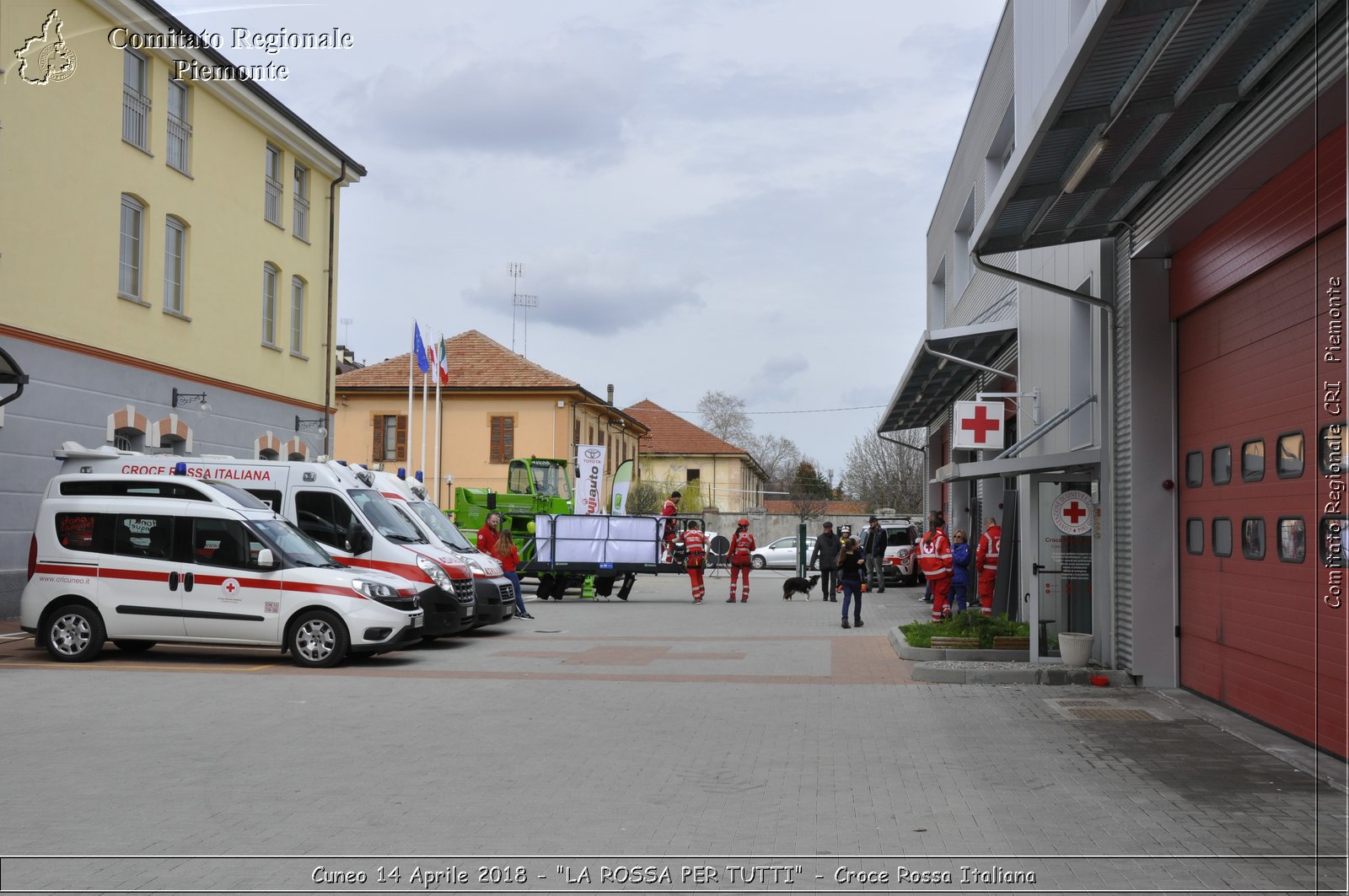 Cuneo 14 Aprile 2018 - "LA ROSSA PER TUTTI" - Croce Rossa Italiana- Comitato Regionale del Piemonte