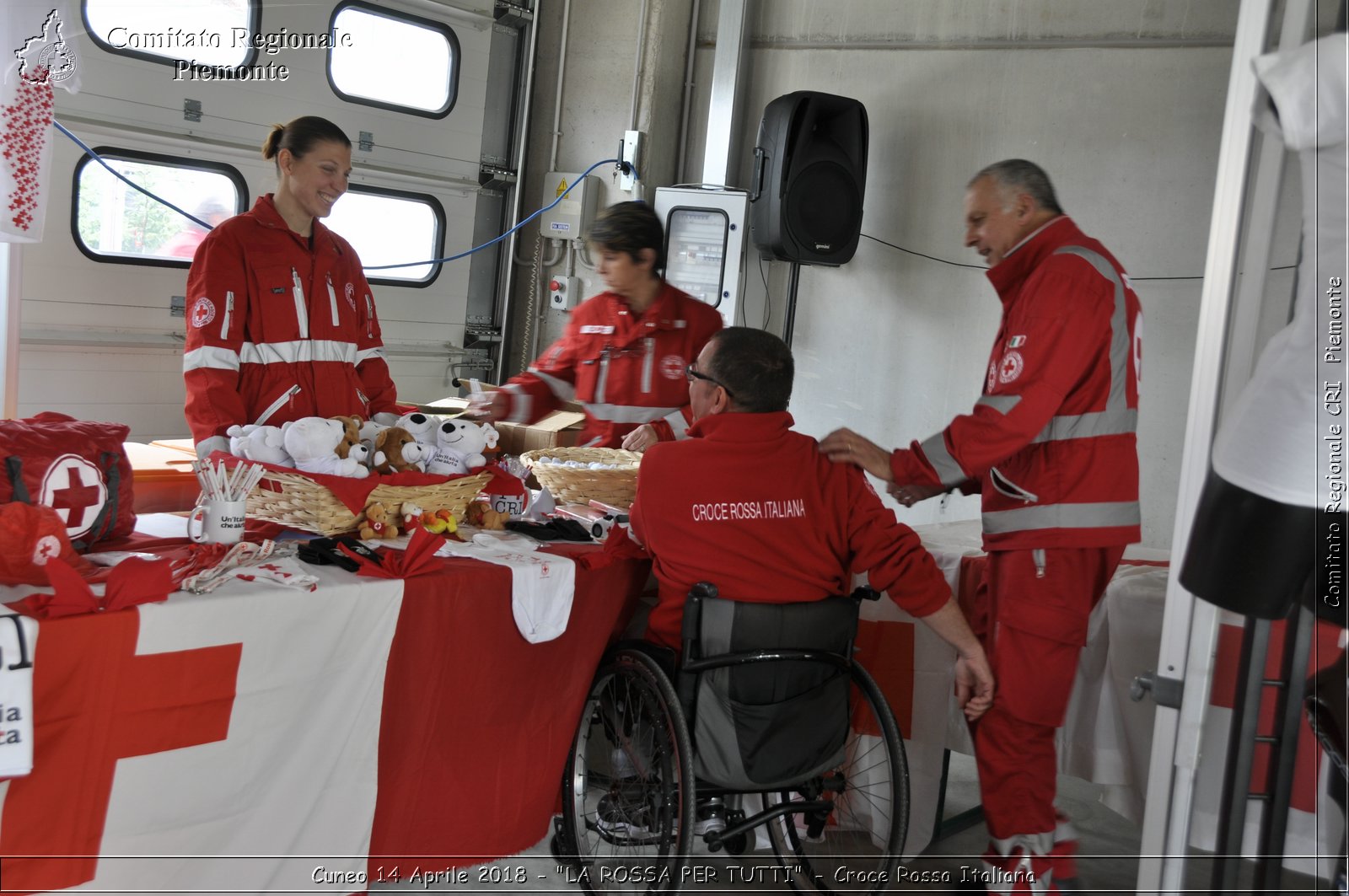 Cuneo 14 Aprile 2018 - "LA ROSSA PER TUTTI" - Croce Rossa Italiana- Comitato Regionale del Piemonte