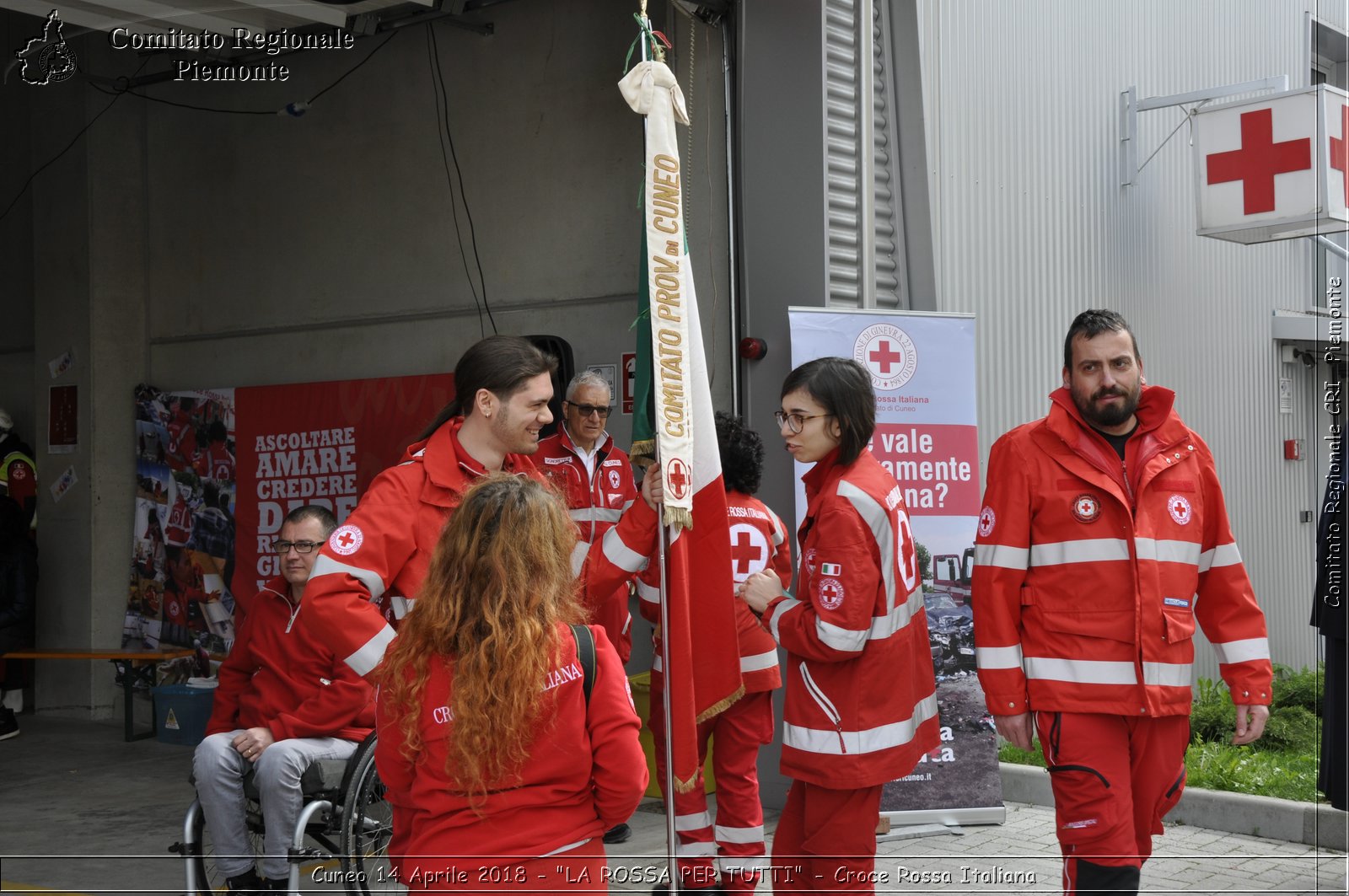 Cuneo 14 Aprile 2018 - "LA ROSSA PER TUTTI" - Croce Rossa Italiana- Comitato Regionale del Piemonte