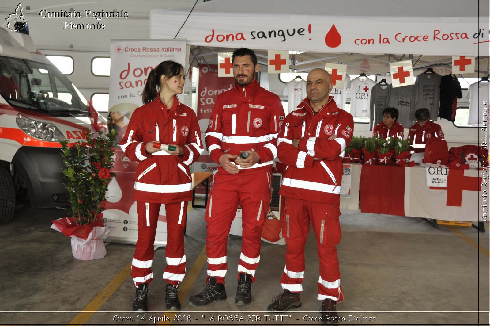 Cuneo 14 Aprile 2018 - "LA ROSSA PER TUTTI" - Croce Rossa Italiana- Comitato Regionale del Piemonte