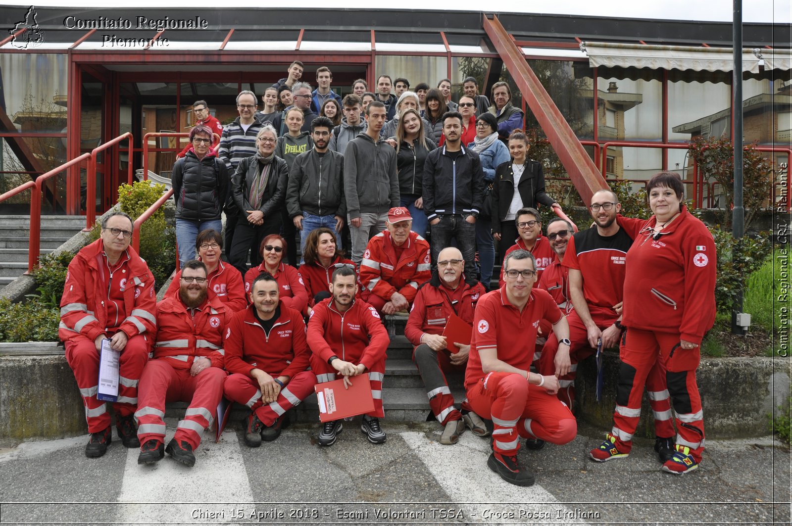 Chieri 15 Aprile 2018 - Esami Volontari TSSA - Croce Rossa Italiana- Comitato Regionale del Piemonte