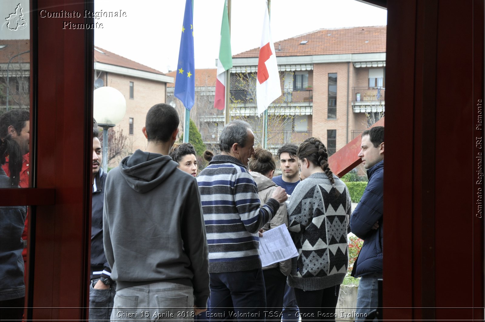 Chieri 15 Aprile 2018 - Esami Volontari TSSA - Croce Rossa Italiana- Comitato Regionale del Piemonte