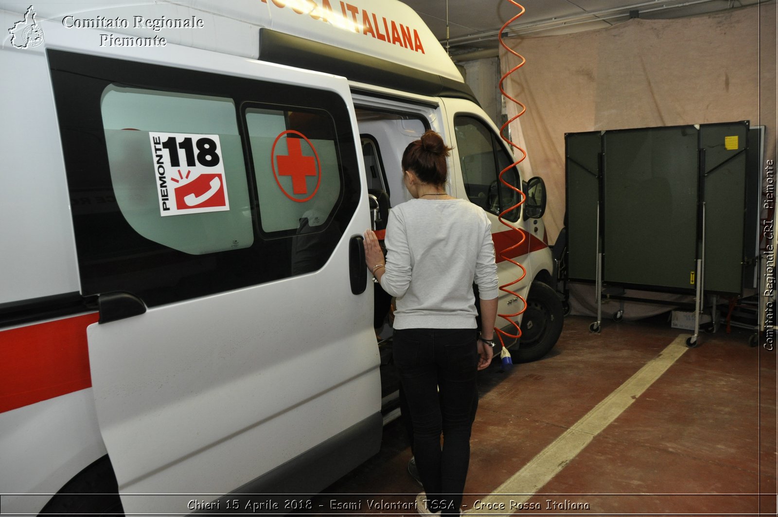 Chieri 15 Aprile 2018 - Esami Volontari TSSA - Croce Rossa Italiana- Comitato Regionale del Piemonte