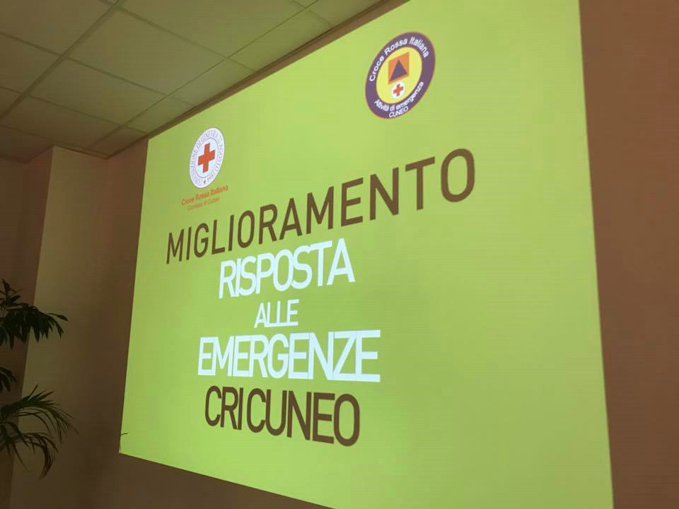 Galliate 15 Aprile 2018 - Le Maestre visitano la Sede della CRI - Croce Rossa Italiana- Comitato Regionale del Piemonte