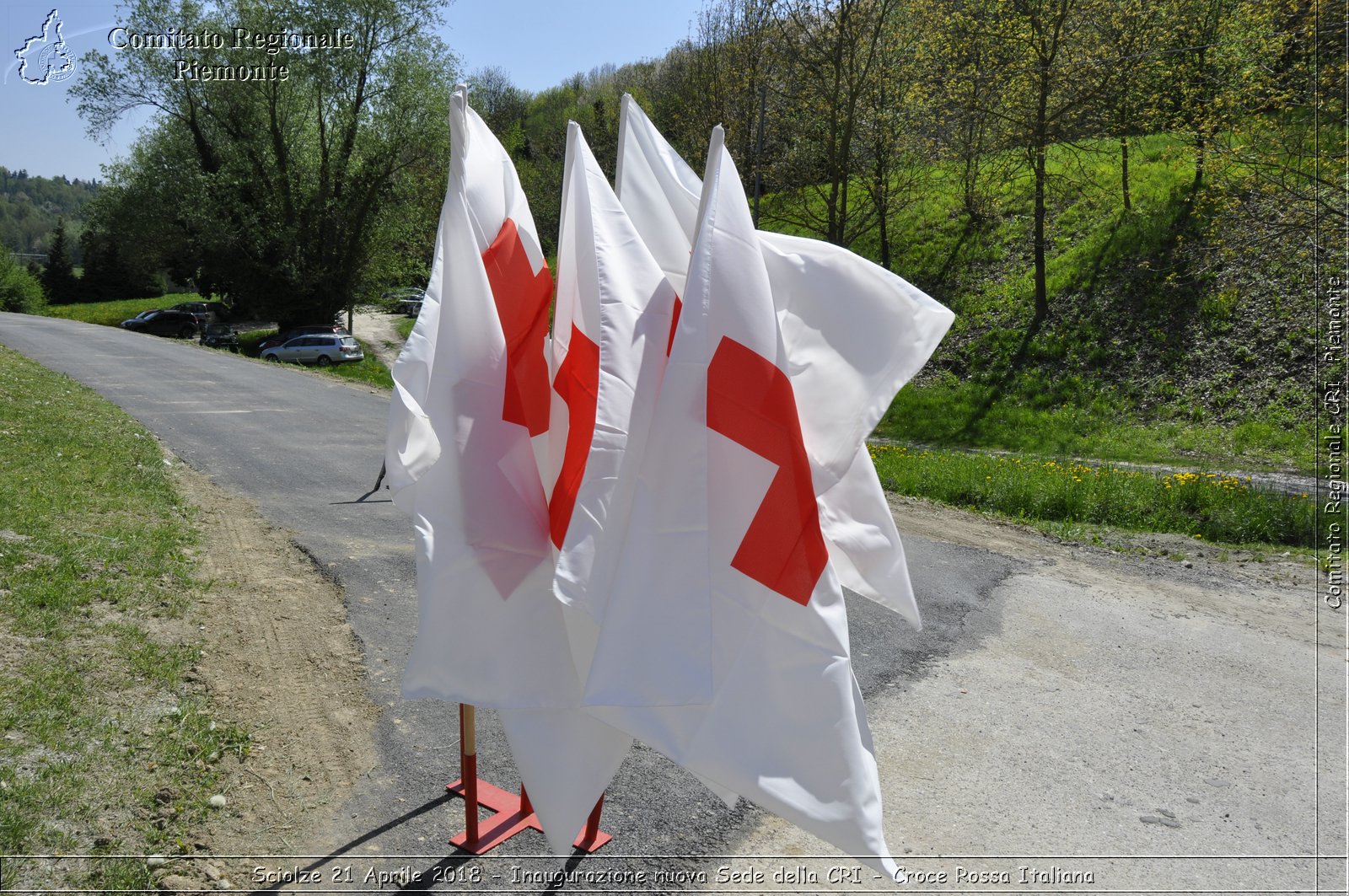 Sciolze 21 Aprile 2018 - Inaugurazione nuova Sede della CRI - Croce Rossa Italiana- Comitato Regionale del Piemonte