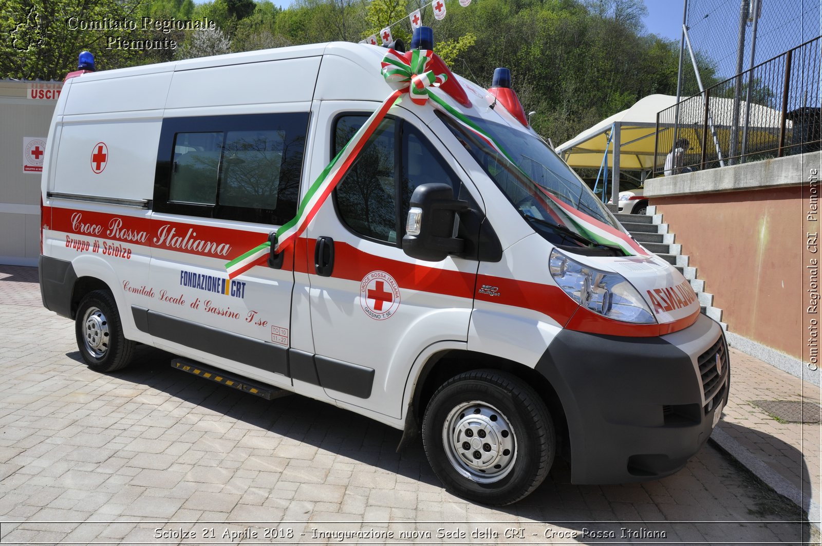 Sciolze 21 Aprile 2018 - Inaugurazione nuova Sede della CRI - Croce Rossa Italiana- Comitato Regionale del Piemonte