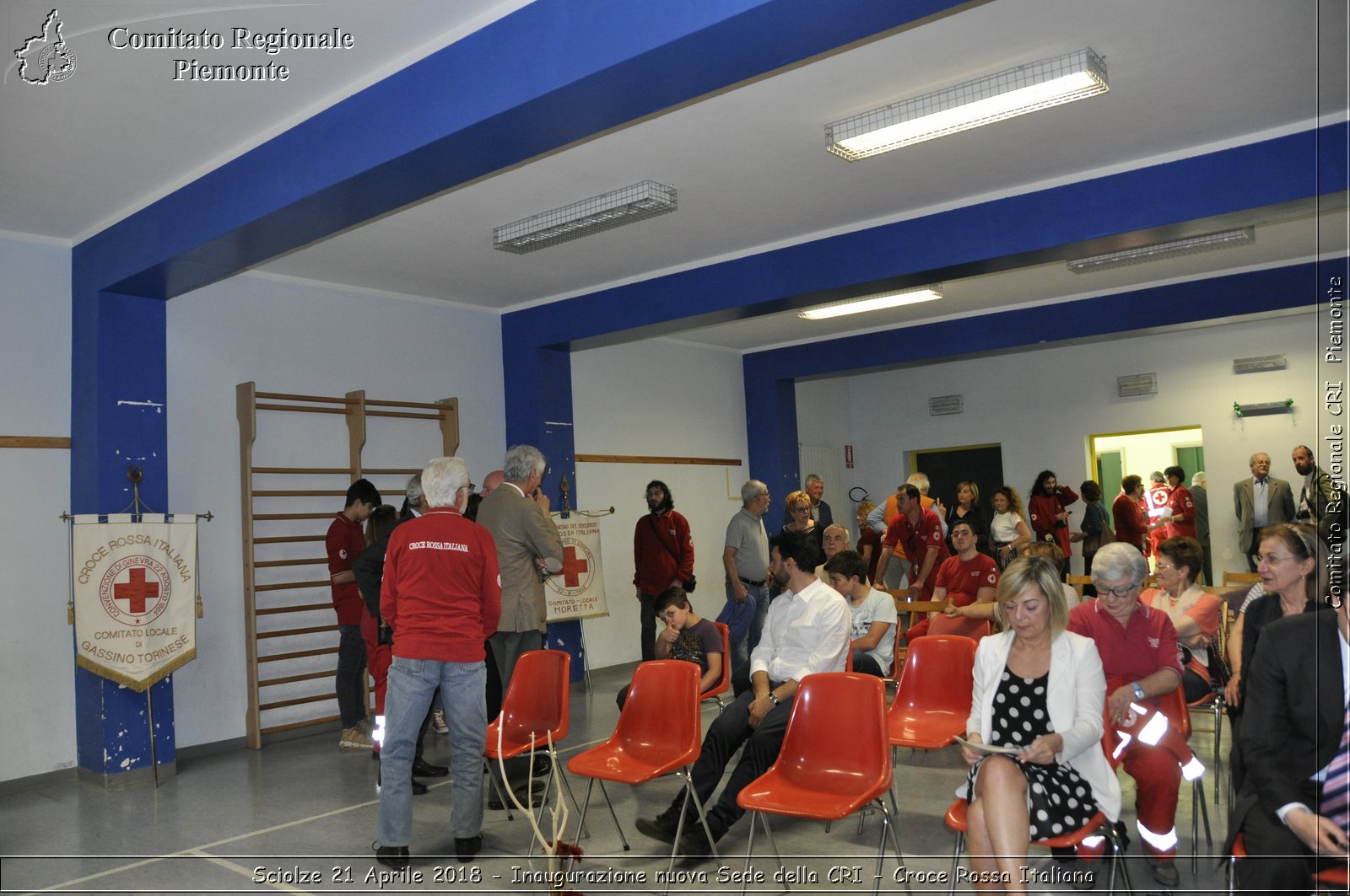 Sciolze 21 Aprile 2018 - Inaugurazione nuova Sede della CRI - Croce Rossa Italiana- Comitato Regionale del Piemonte