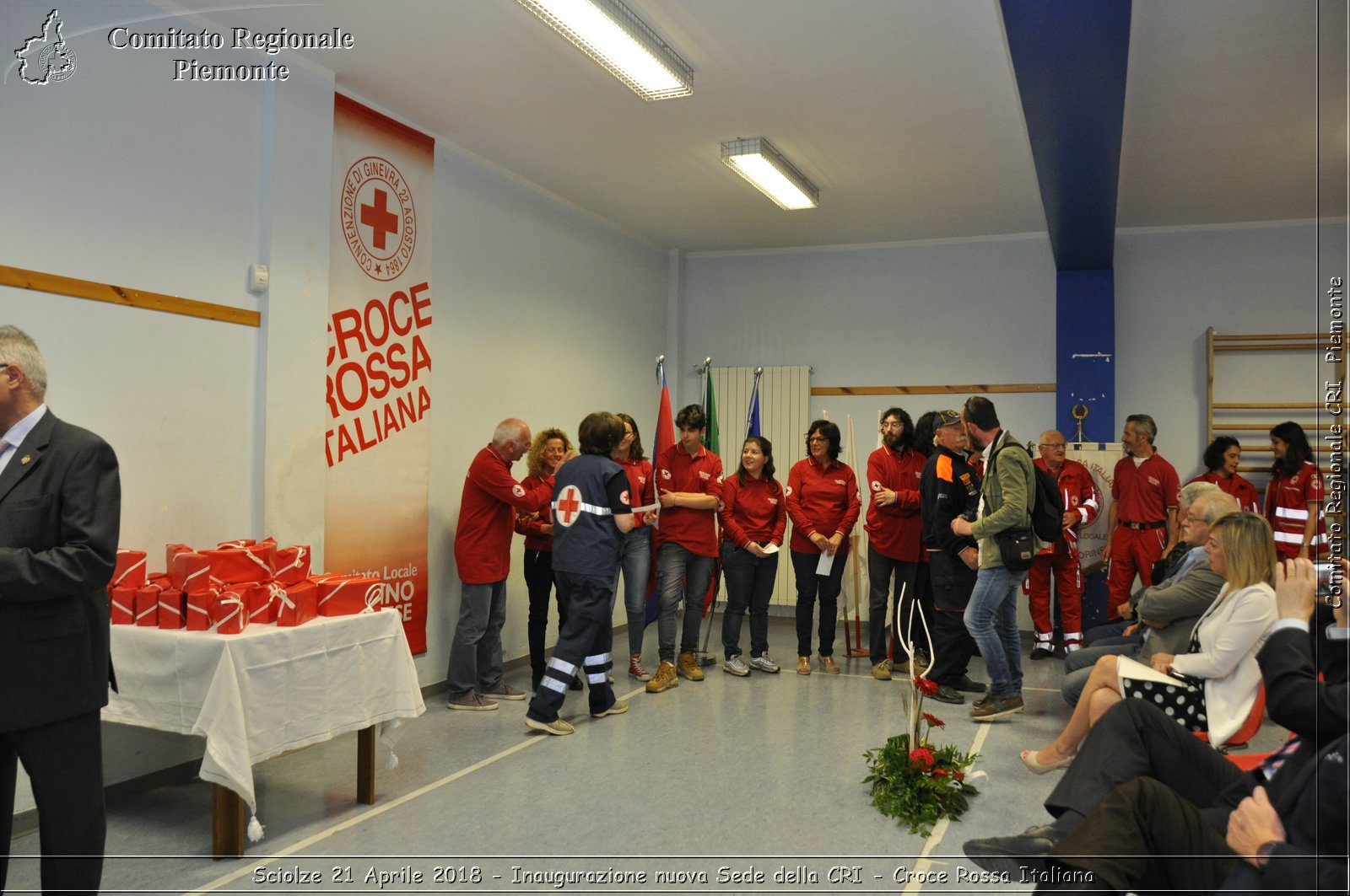 Sciolze 21 Aprile 2018 - Inaugurazione nuova Sede della CRI - Croce Rossa Italiana- Comitato Regionale del Piemonte