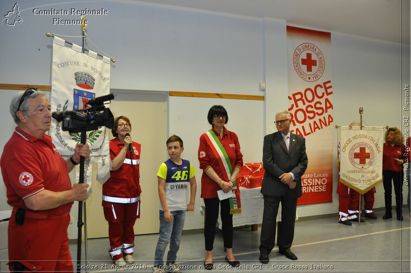 Sciolze 21 Aprile 2018 - Inaugurazione nuova Sede della CRI - Croce Rossa Italiana- Comitato Regionale del Piemonte