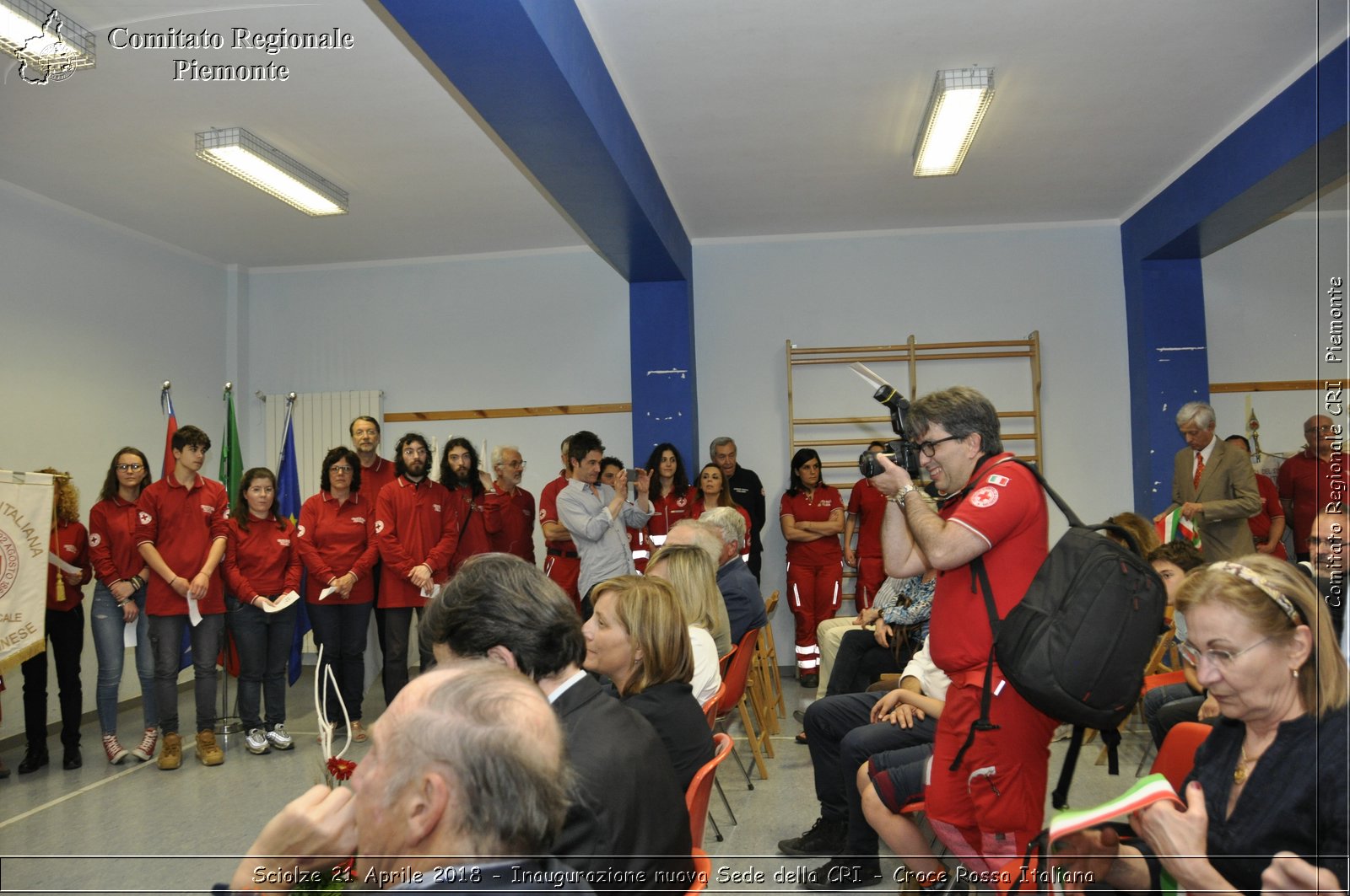 Sciolze 21 Aprile 2018 - Inaugurazione nuova Sede della CRI - Croce Rossa Italiana- Comitato Regionale del Piemonte