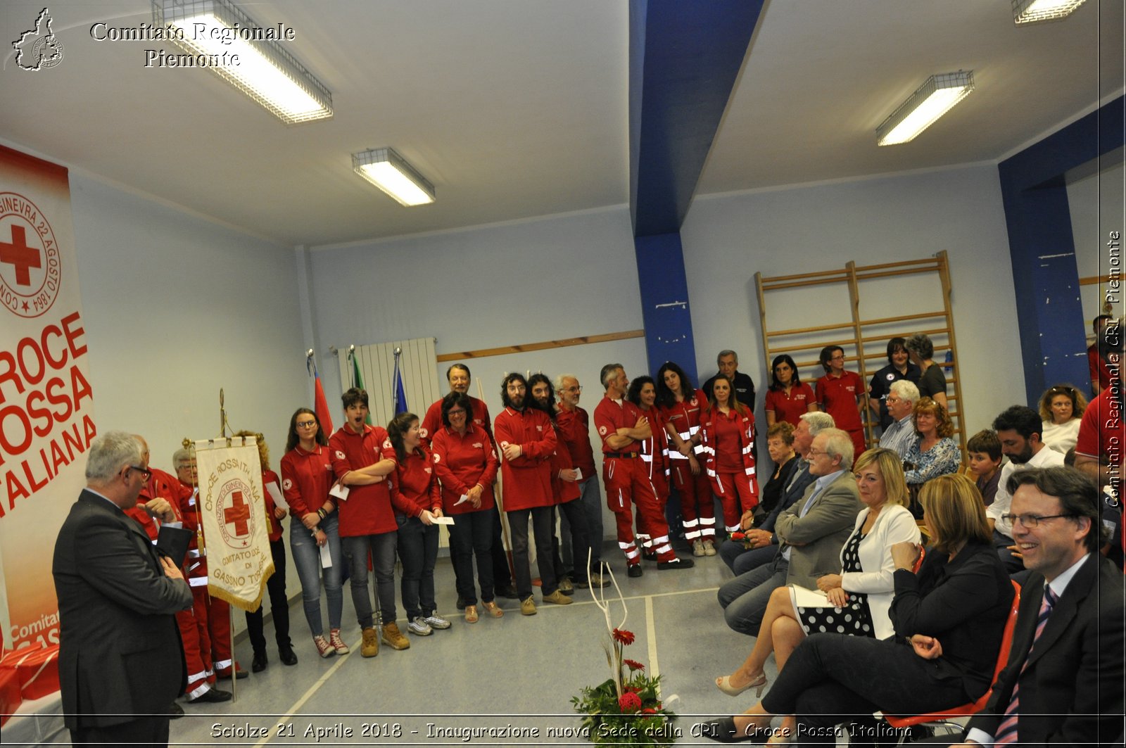 Sciolze 21 Aprile 2018 - Inaugurazione nuova Sede della CRI - Croce Rossa Italiana- Comitato Regionale del Piemonte