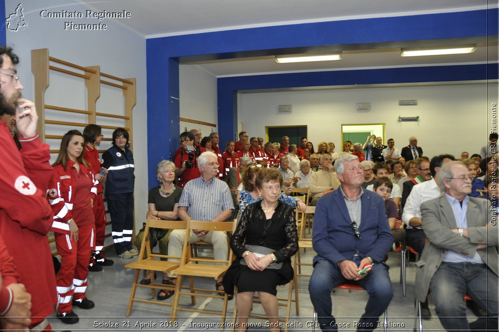 Sciolze 21 Aprile 2018 - Inaugurazione nuova Sede della CRI - Croce Rossa Italiana- Comitato Regionale del Piemonte