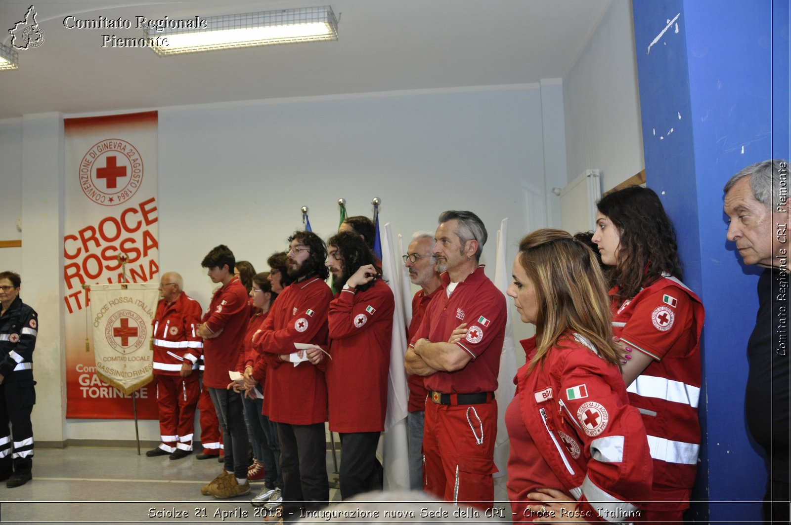 Sciolze 21 Aprile 2018 - Inaugurazione nuova Sede della CRI - Croce Rossa Italiana- Comitato Regionale del Piemonte