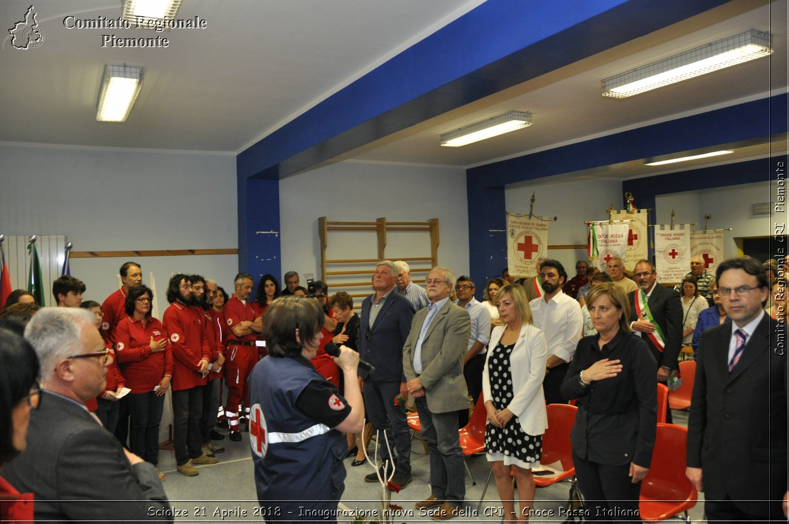 Sciolze 21 Aprile 2018 - Inaugurazione nuova Sede della CRI - Croce Rossa Italiana- Comitato Regionale del Piemonte