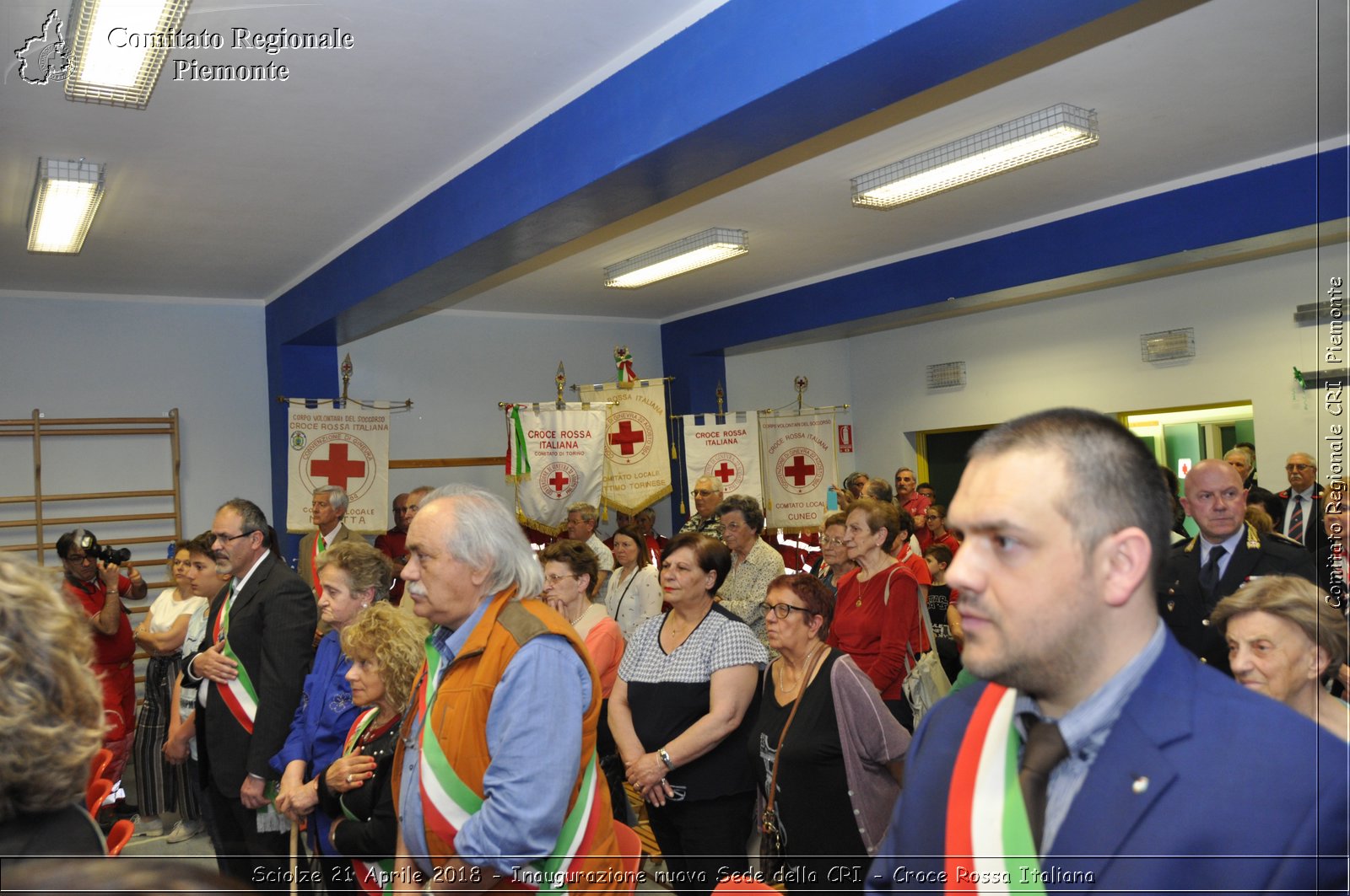 Sciolze 21 Aprile 2018 - Inaugurazione nuova Sede della CRI - Croce Rossa Italiana- Comitato Regionale del Piemonte