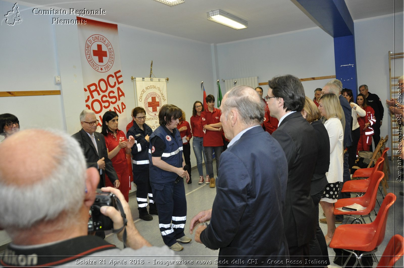 Sciolze 21 Aprile 2018 - Inaugurazione nuova Sede della CRI - Croce Rossa Italiana- Comitato Regionale del Piemonte