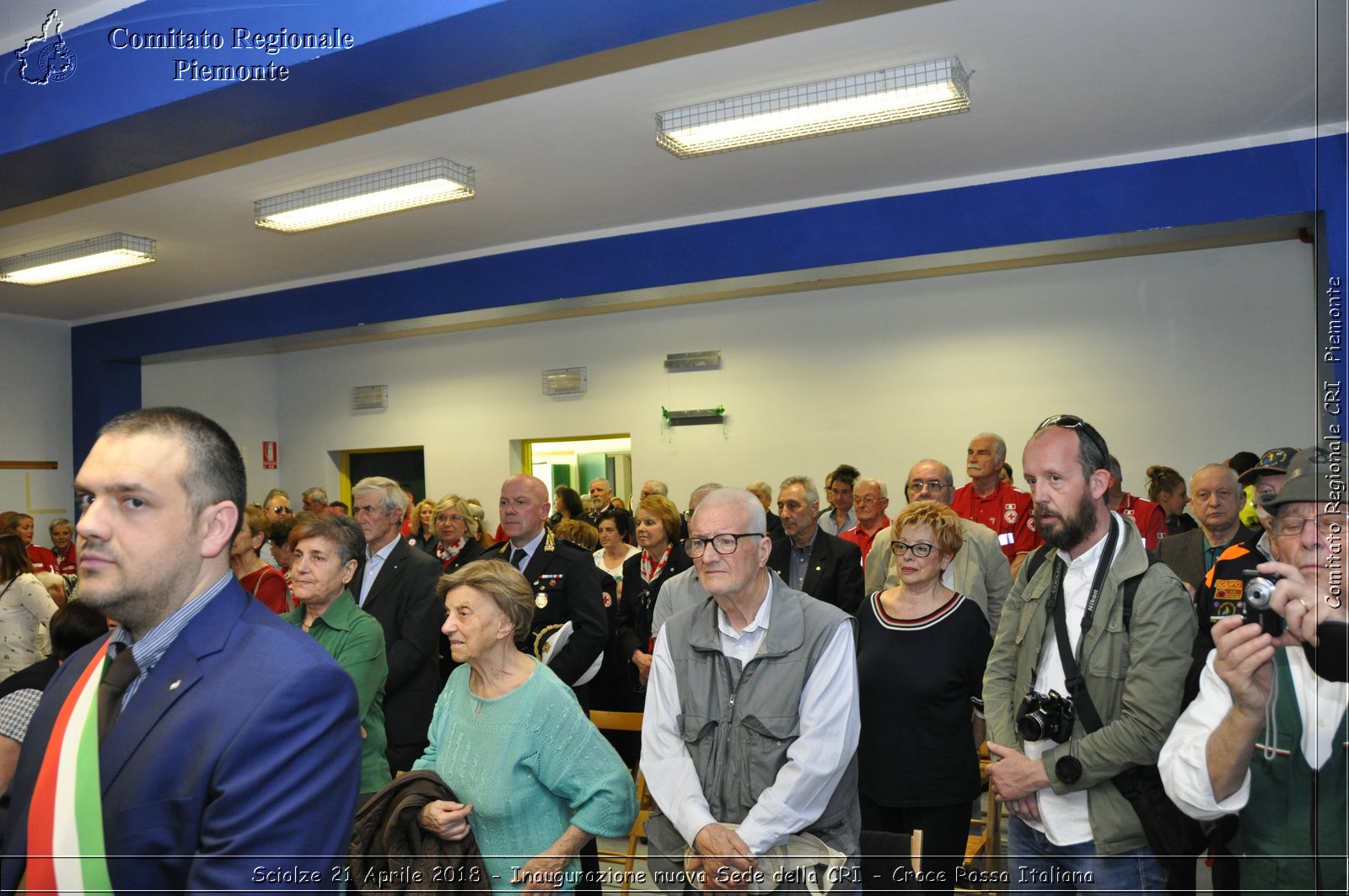 Sciolze 21 Aprile 2018 - Inaugurazione nuova Sede della CRI - Croce Rossa Italiana- Comitato Regionale del Piemonte