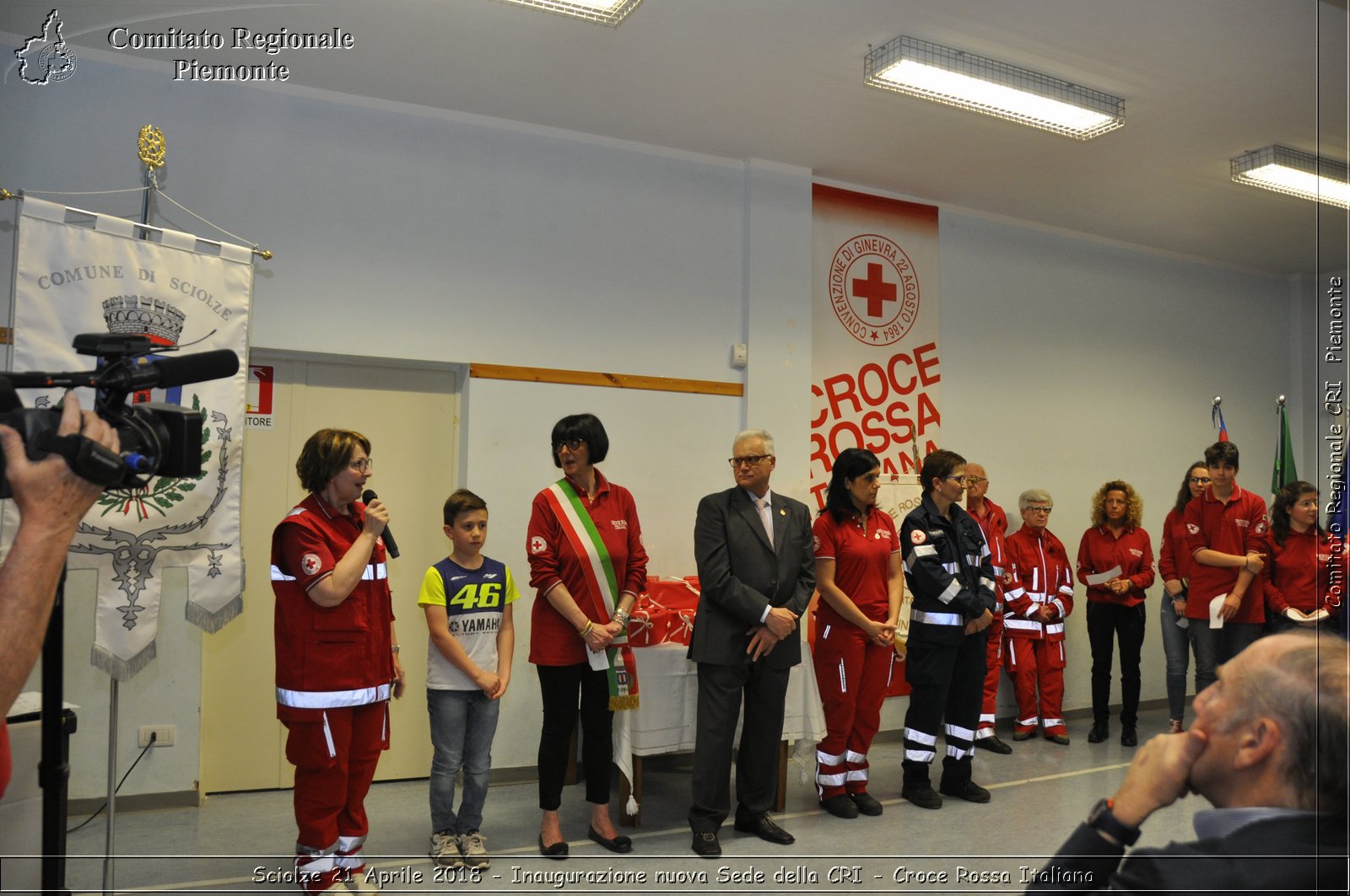 Sciolze 21 Aprile 2018 - Inaugurazione nuova Sede della CRI - Croce Rossa Italiana- Comitato Regionale del Piemonte