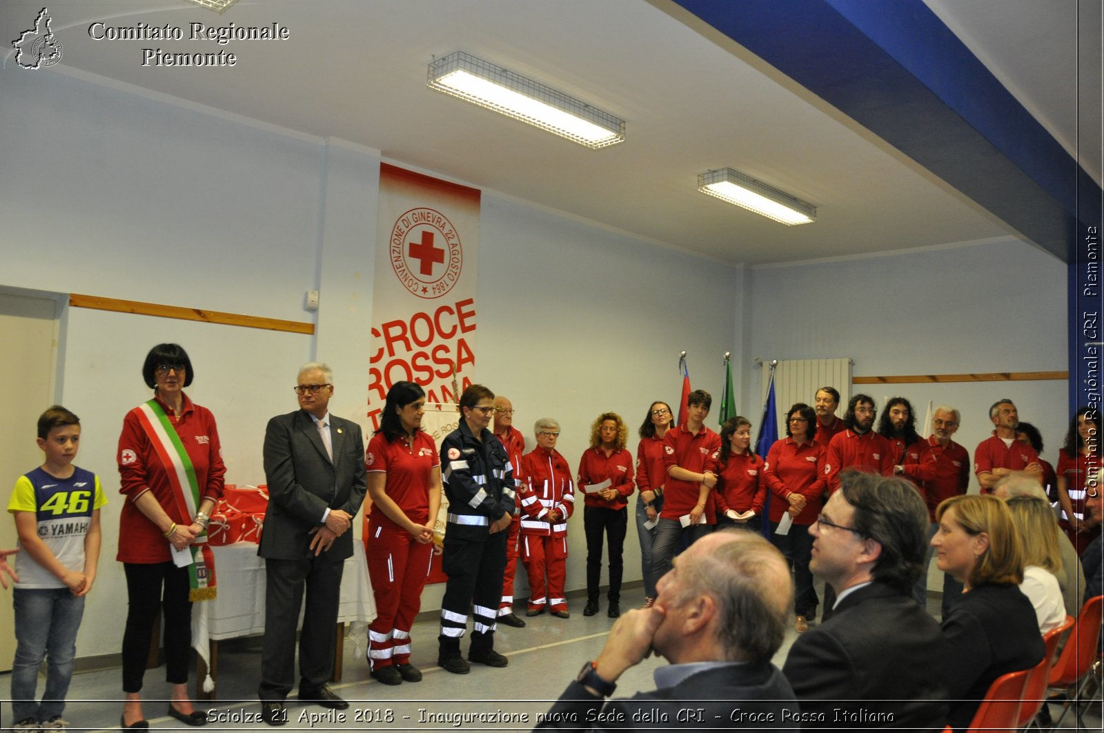 Sciolze 21 Aprile 2018 - Inaugurazione nuova Sede della CRI - Croce Rossa Italiana- Comitato Regionale del Piemonte