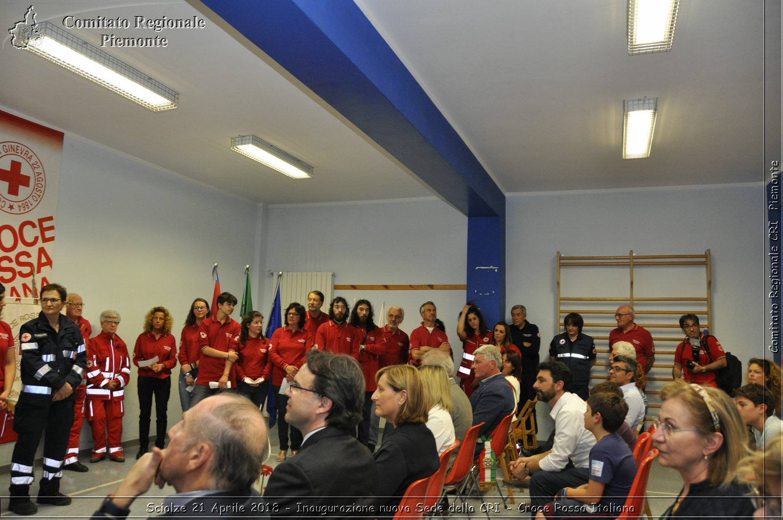 Sciolze 21 Aprile 2018 - Inaugurazione nuova Sede della CRI - Croce Rossa Italiana- Comitato Regionale del Piemonte