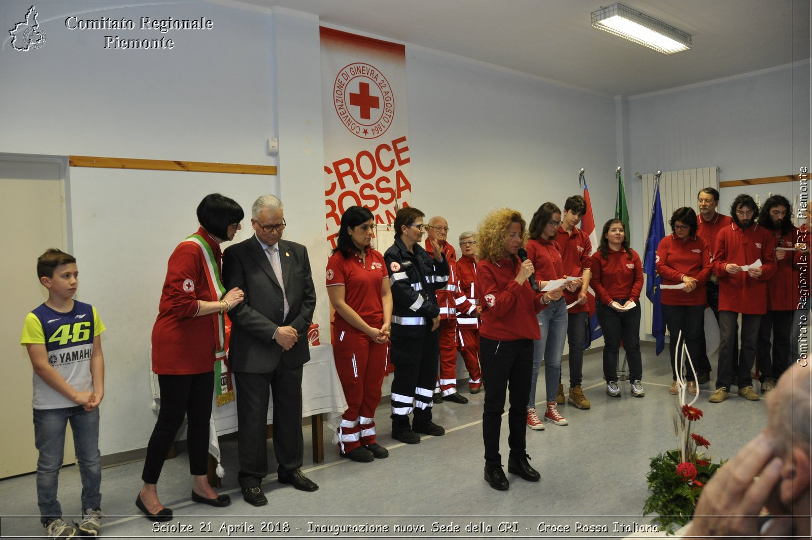 Sciolze 21 Aprile 2018 - Inaugurazione nuova Sede della CRI - Croce Rossa Italiana- Comitato Regionale del Piemonte