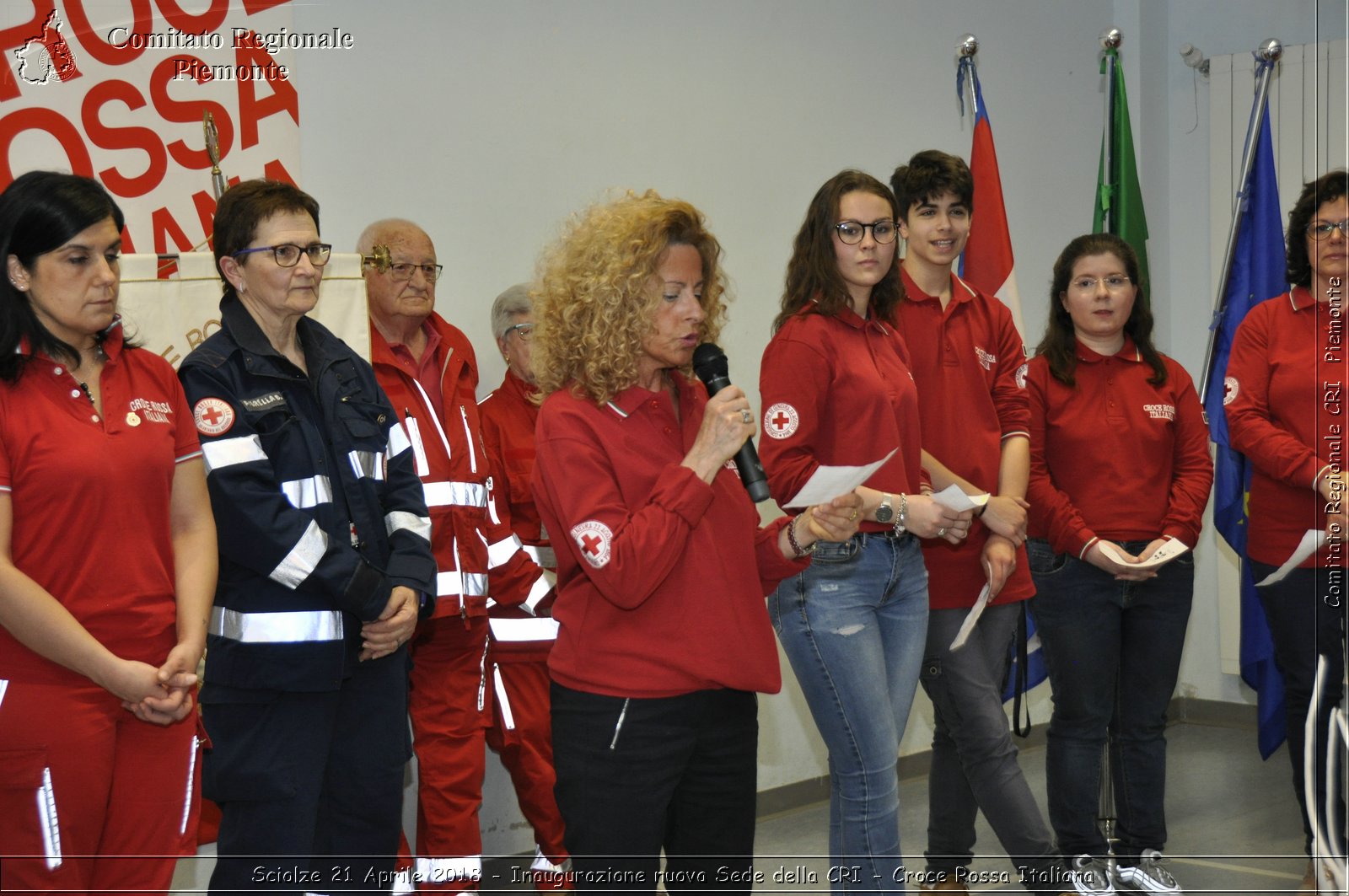 Sciolze 21 Aprile 2018 - Inaugurazione nuova Sede della CRI - Croce Rossa Italiana- Comitato Regionale del Piemonte