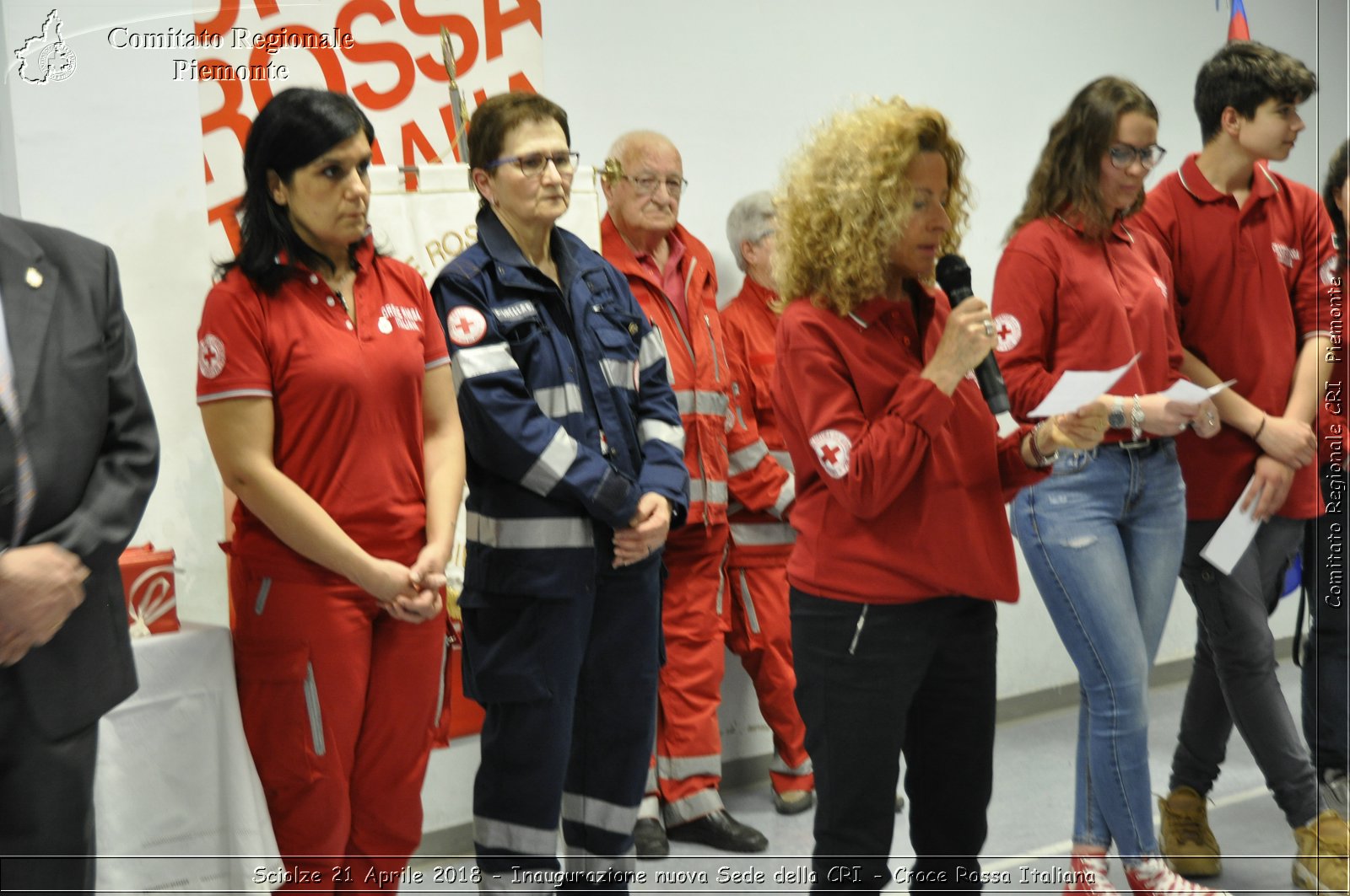 Sciolze 21 Aprile 2018 - Inaugurazione nuova Sede della CRI - Croce Rossa Italiana- Comitato Regionale del Piemonte