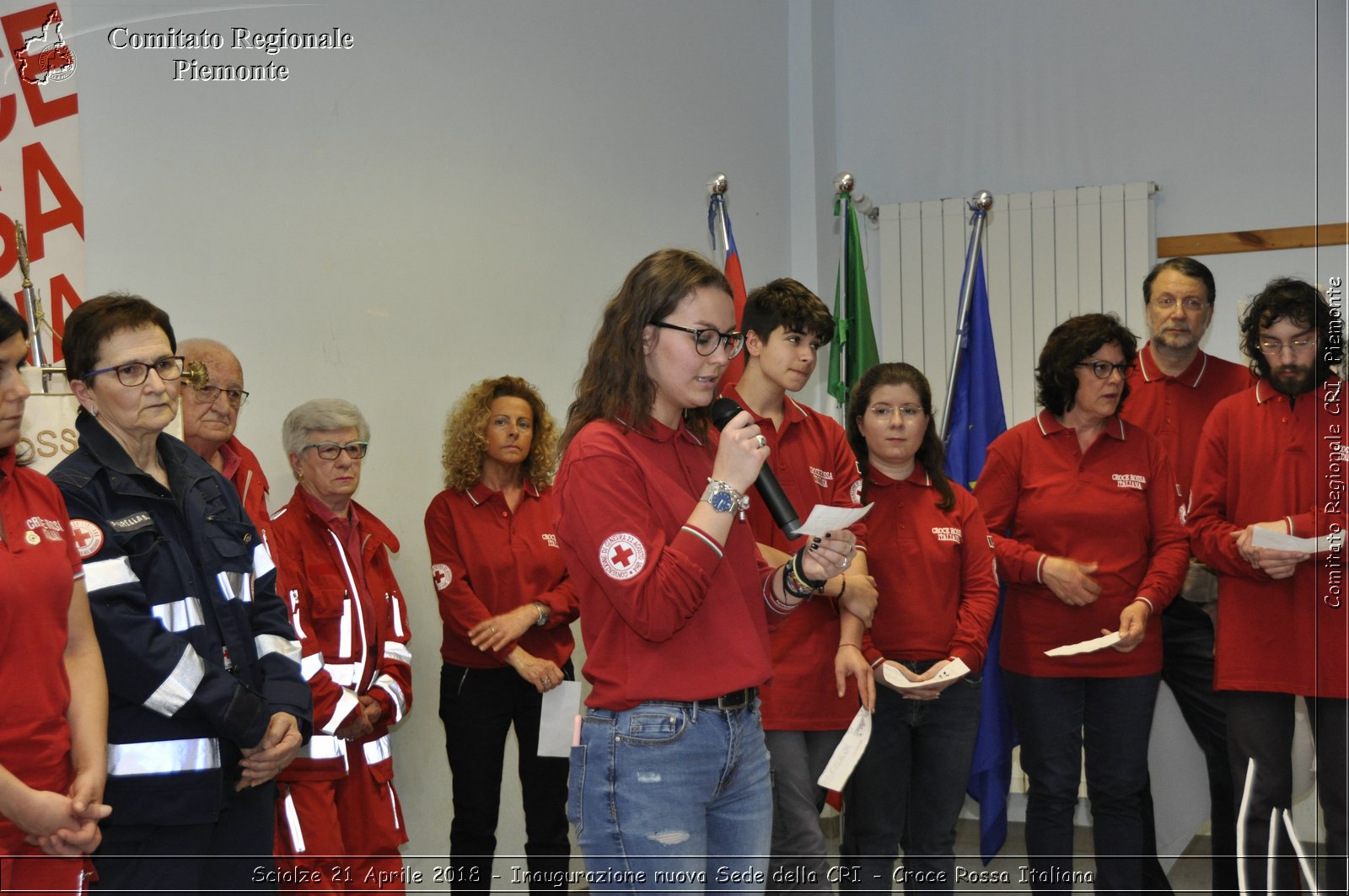 Sciolze 21 Aprile 2018 - Inaugurazione nuova Sede della CRI - Croce Rossa Italiana- Comitato Regionale del Piemonte