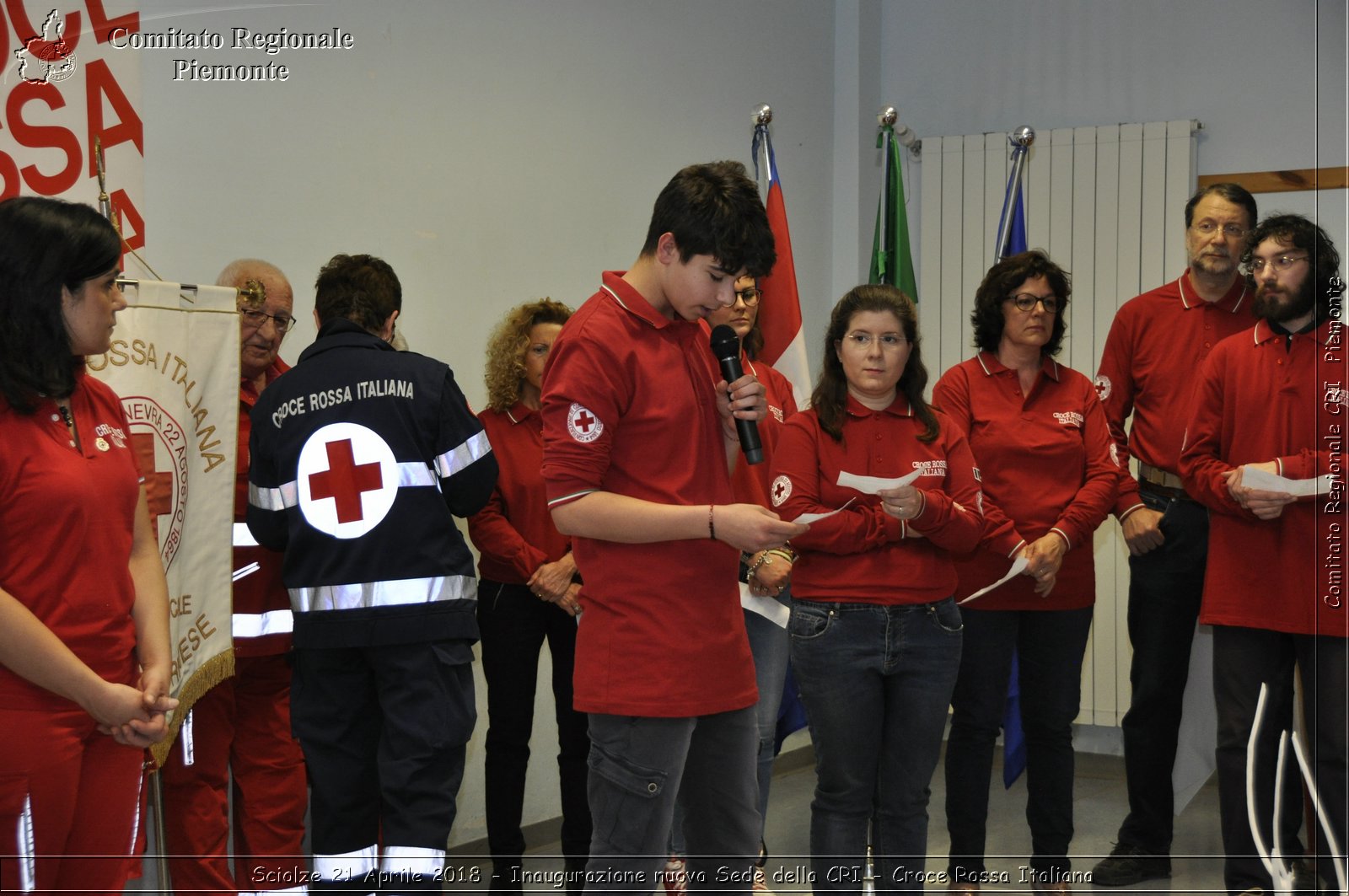 Sciolze 21 Aprile 2018 - Inaugurazione nuova Sede della CRI - Croce Rossa Italiana- Comitato Regionale del Piemonte