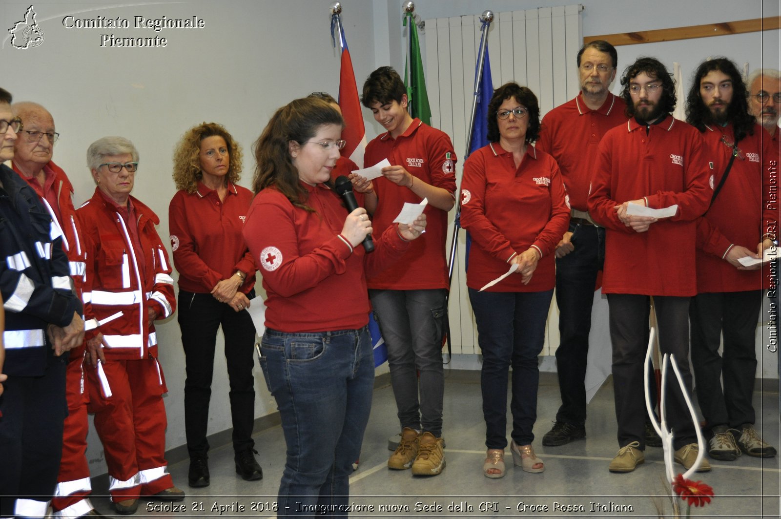 Sciolze 21 Aprile 2018 - Inaugurazione nuova Sede della CRI - Croce Rossa Italiana- Comitato Regionale del Piemonte