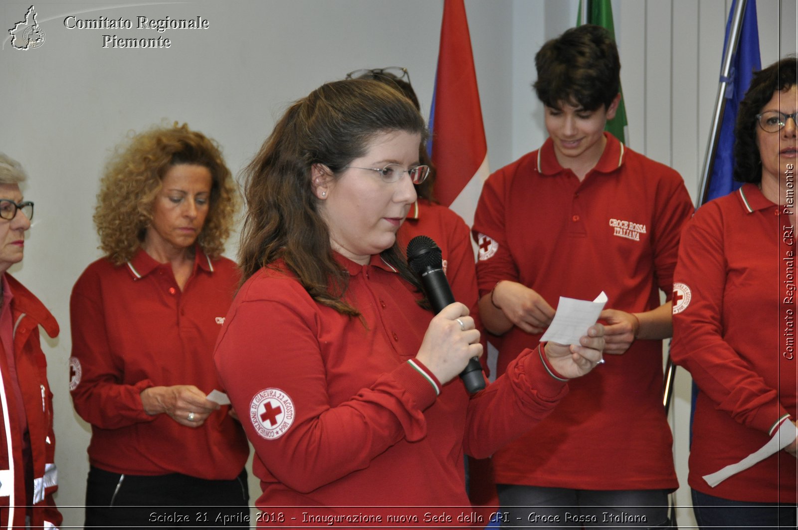 Sciolze 21 Aprile 2018 - Inaugurazione nuova Sede della CRI - Croce Rossa Italiana- Comitato Regionale del Piemonte